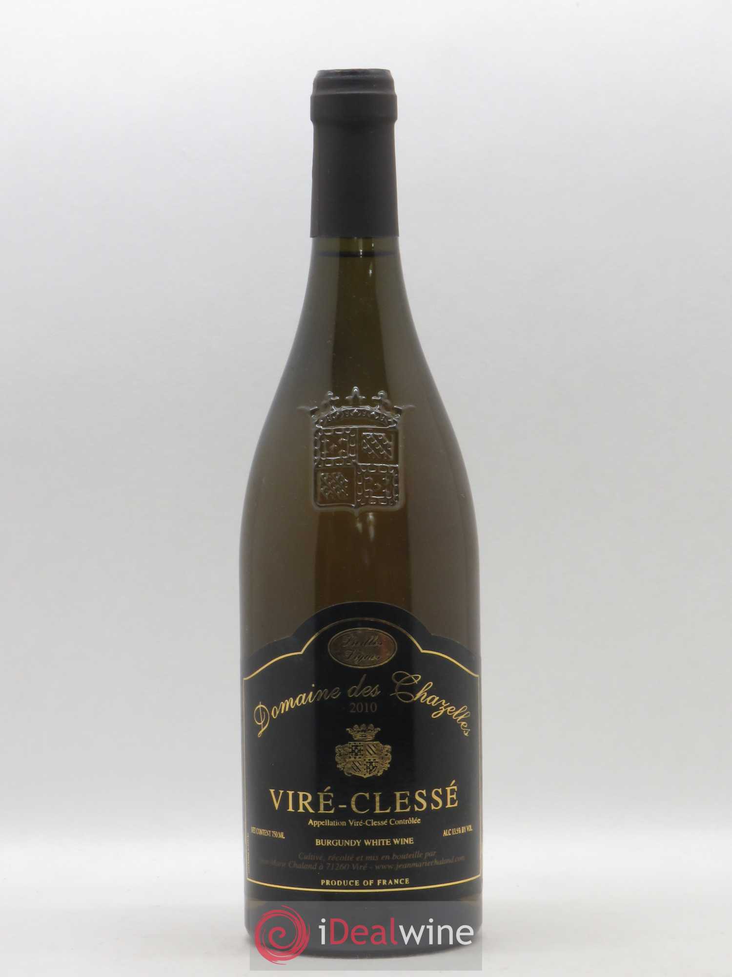 Viré-Clessé Domaine des Chazelles (sans prix de réserve) 2010 - Lot de 1 bouteille - 0