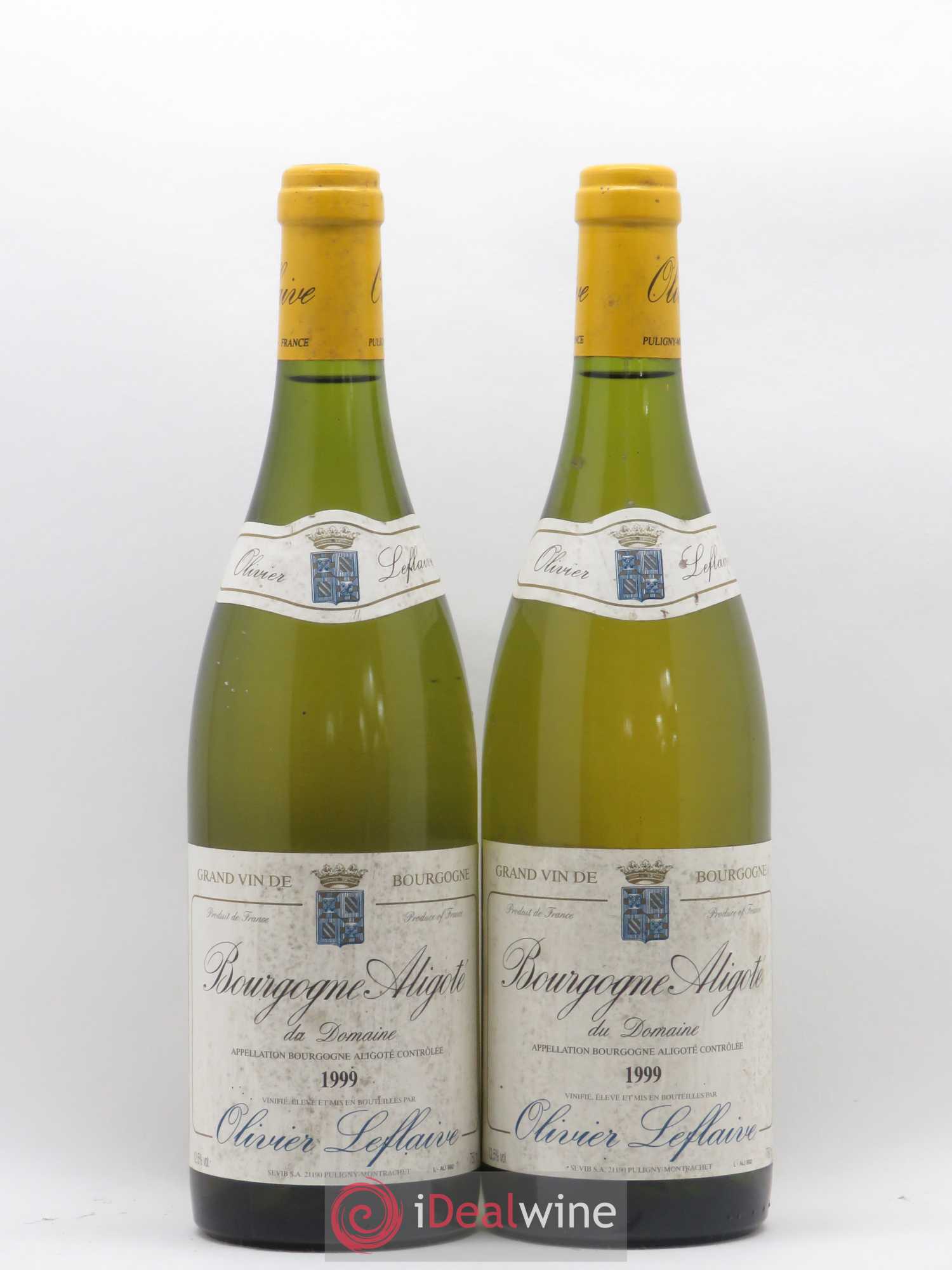 Bourgogne Aligoté Olivier Leflaive (no reserve) 1999 - Lot of 2 bottles - 0