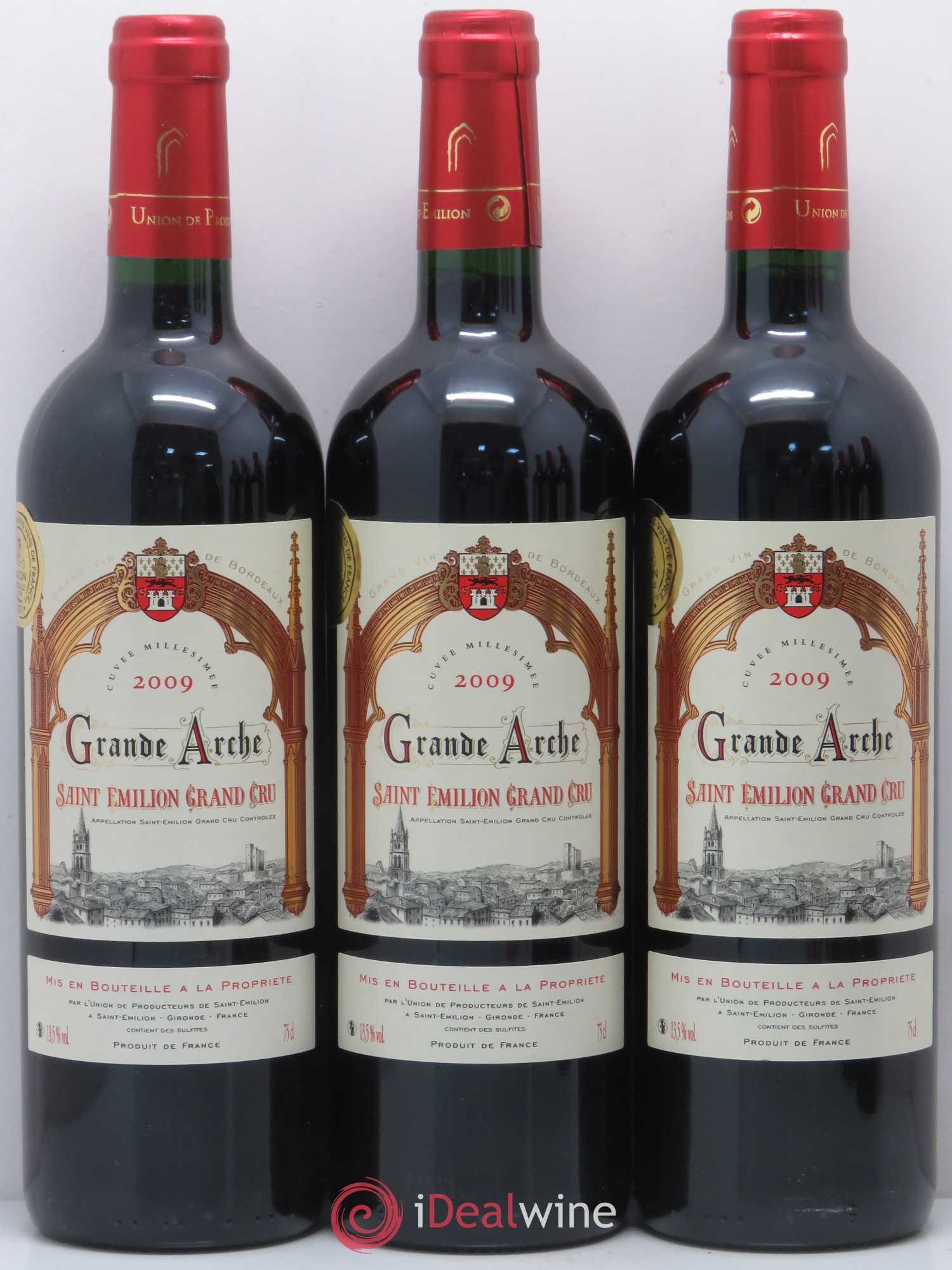 Saint-Émilion Grand Cru Château Grande Arche 2009 - Lot of 6 bottles - 1