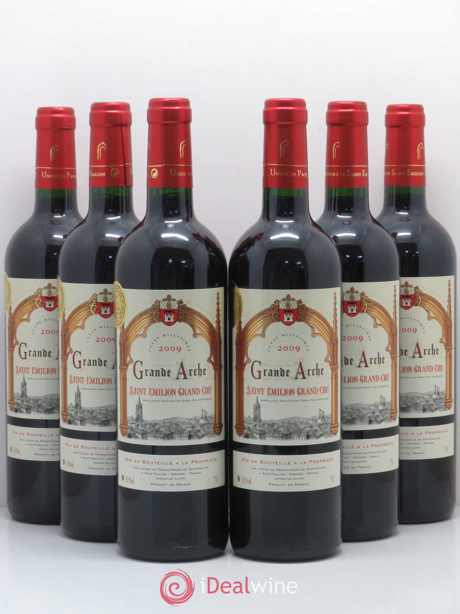 Saint-Émilion Grand Cru Château Grande Arche 2009 - Lot of 6 bottles - 0