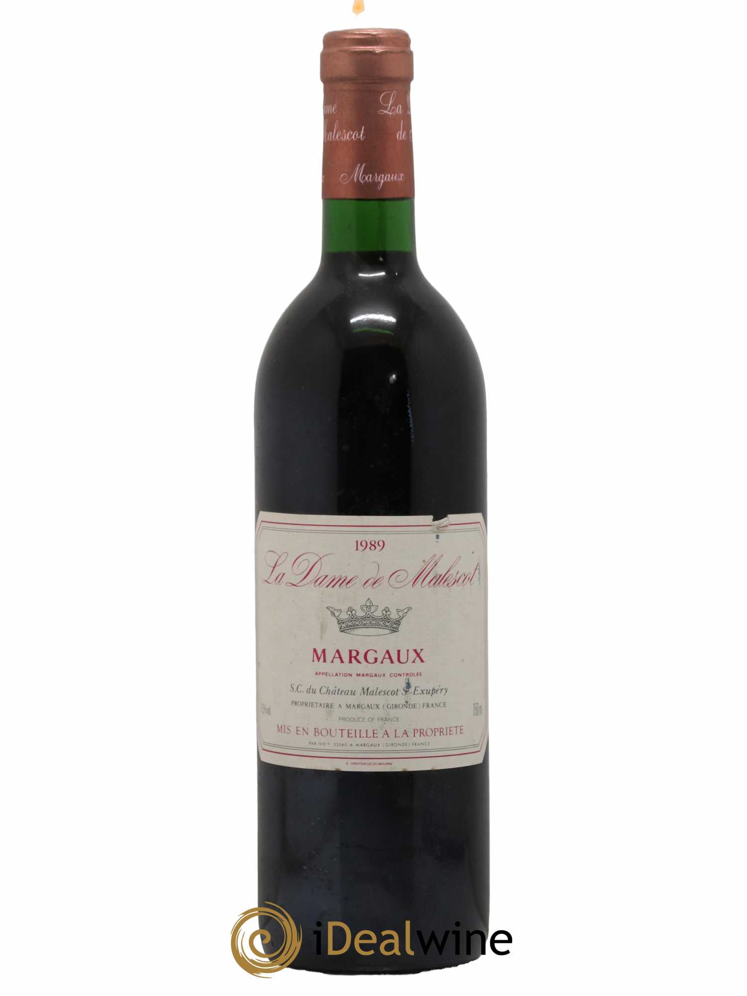 La Dame de Malescot 1989 - Lot of 1 bottle - 0