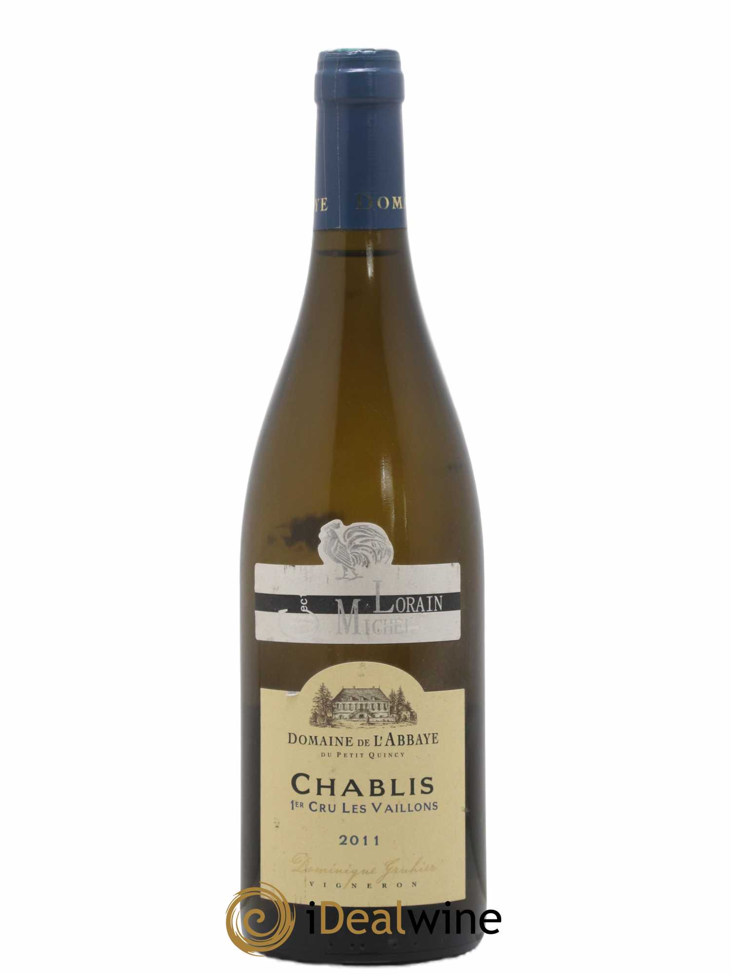 Chablis 1er Cru Les Vaillons Domaine de l'Abbaye Dominique Grulier 2011 - Lot of 1 bottle - 0