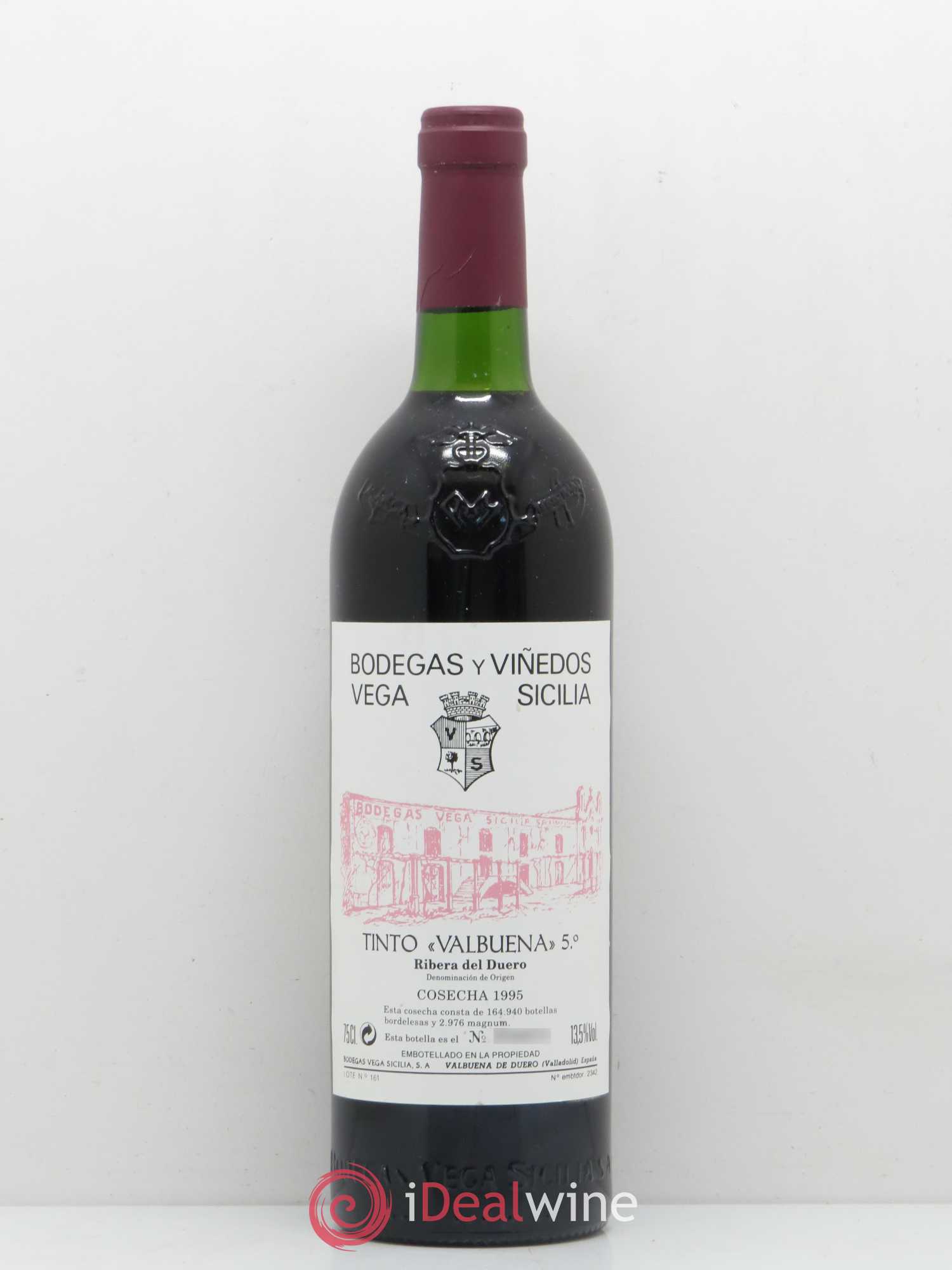 Ribera Del Duero DO Vega Sicilia Tinto Valbuena 5 1995 - Lot of 1 bottle - 0