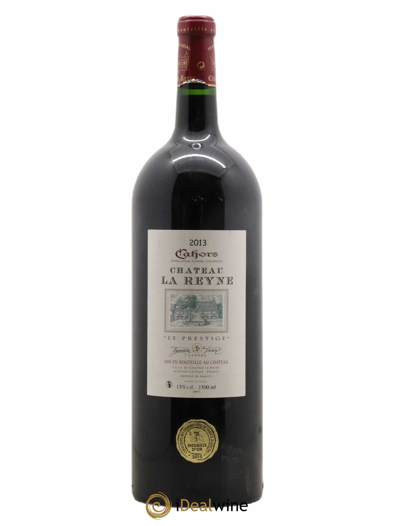 Cahors Château La Reyne Cuvée Prestige 2013 - Lot of 1 magnum - 0