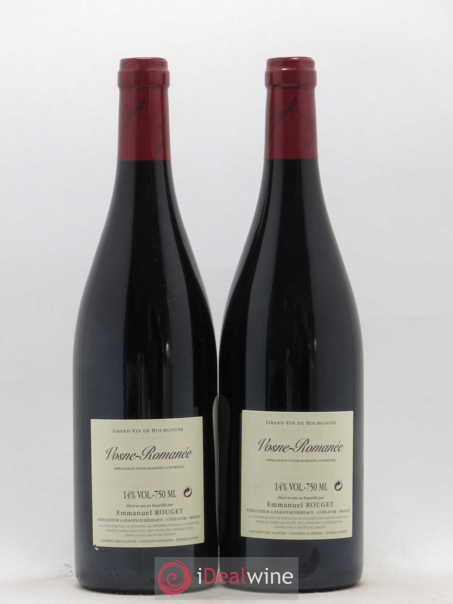 Vosne-Romanée Emmanuel Rouget 2018 - Lot de 2 bouteilles - 1