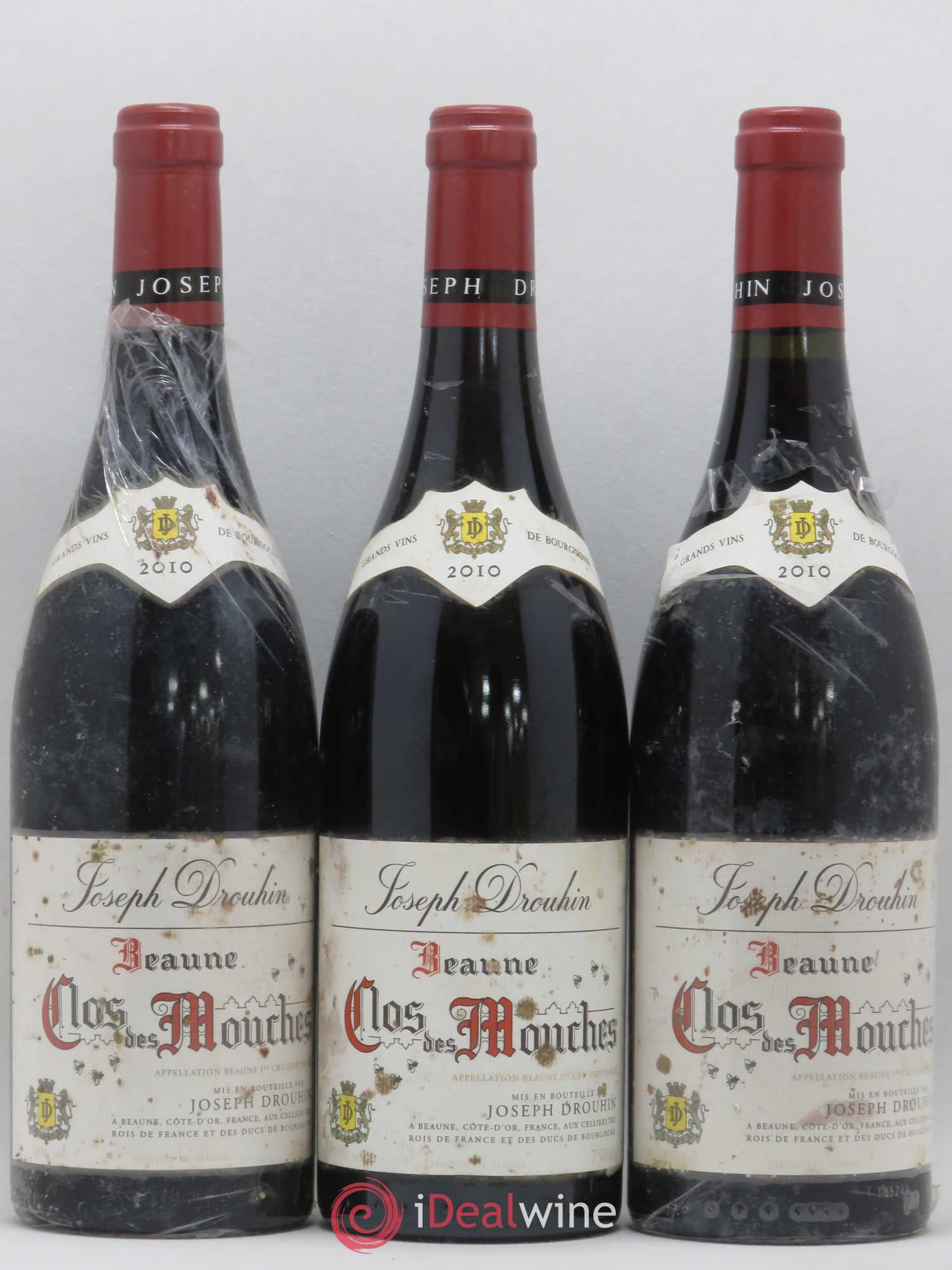 Beaune 1er Cru Clos des Mouches Joseph Drouhin  (sans prix de réserve) 2010 - Lot de 3 bouteilles - 0