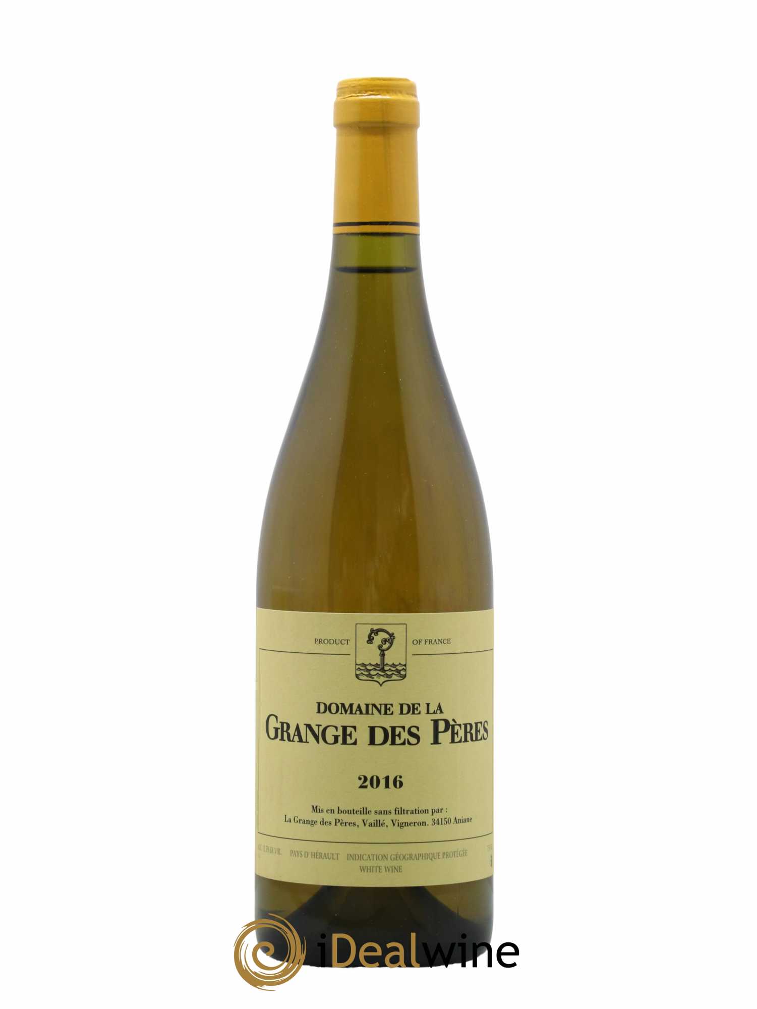 IGP Pays d'Hérault Grange des Pères Laurent Vaillé  2016 - Lot de 1 bouteille - 0