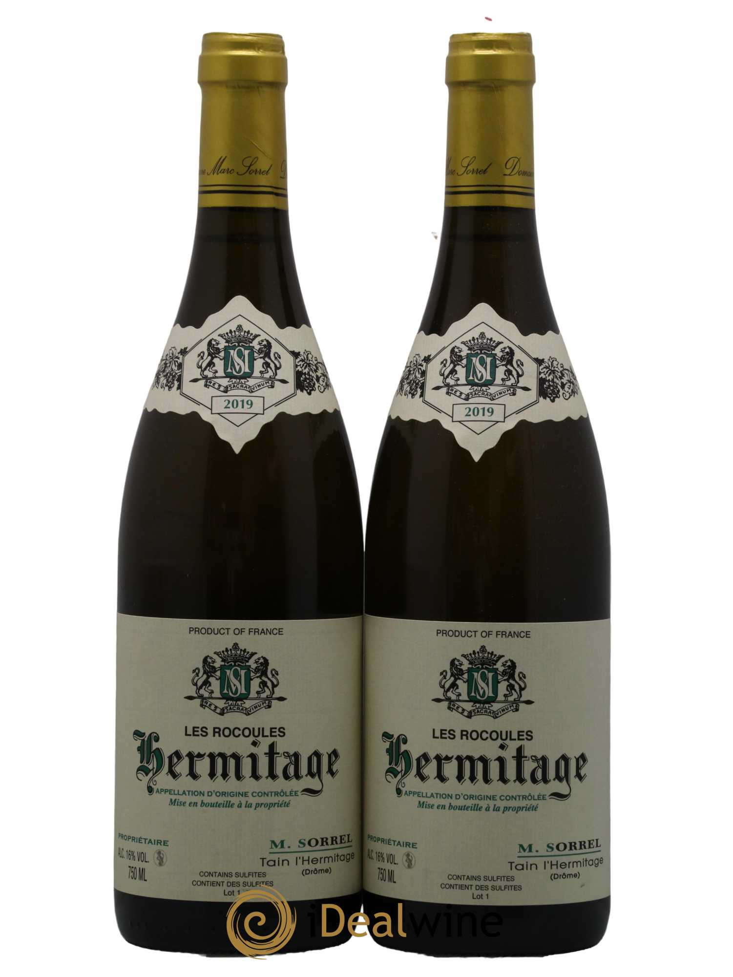 Hermitage Les Rocoules Marc Sorrel  2019 - Lot de 2 bouteilles - 0