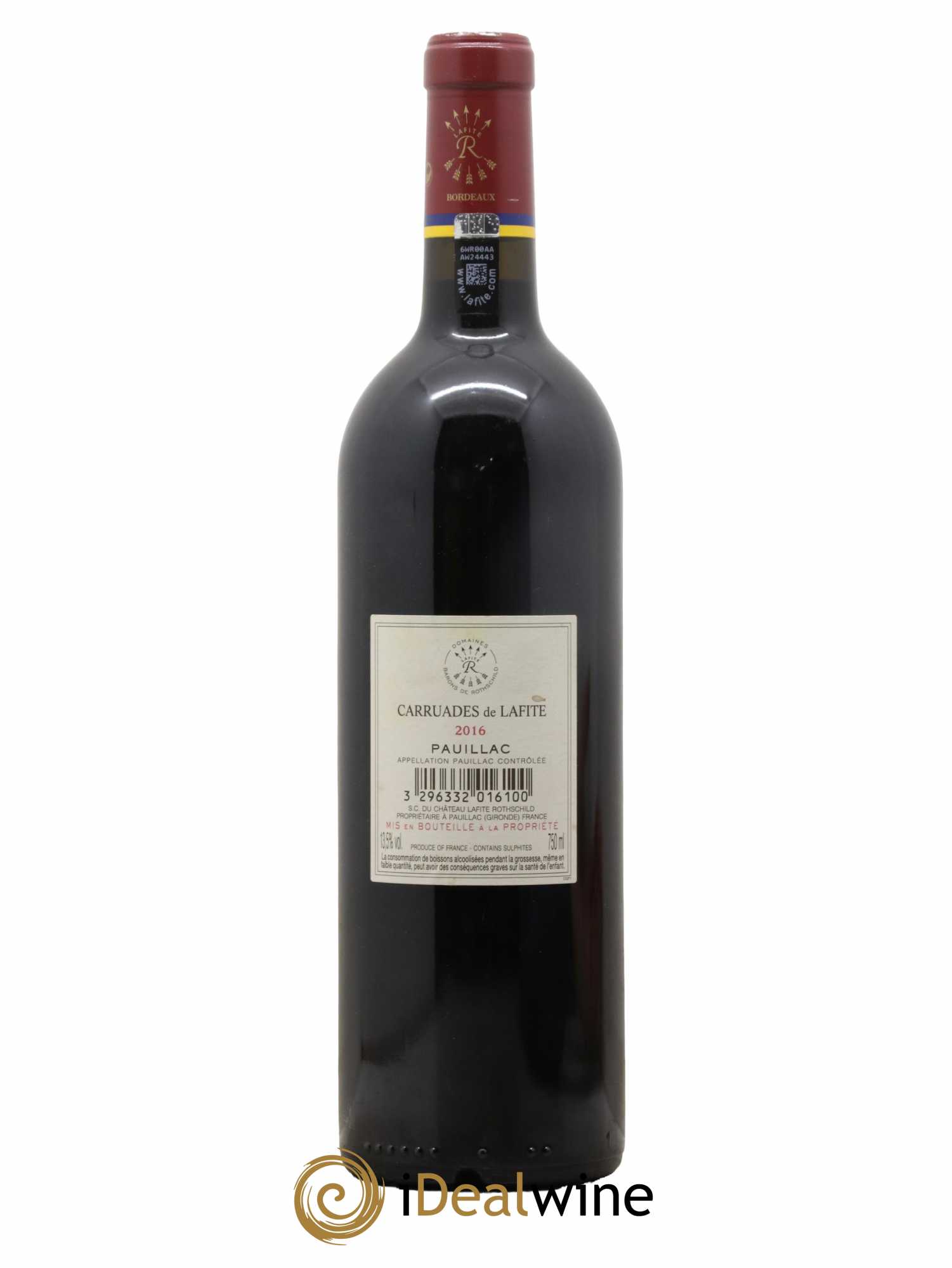 Carruades de Lafite Rothschild Second Vin  2016 - Lotto di 1 bottiglia - 1