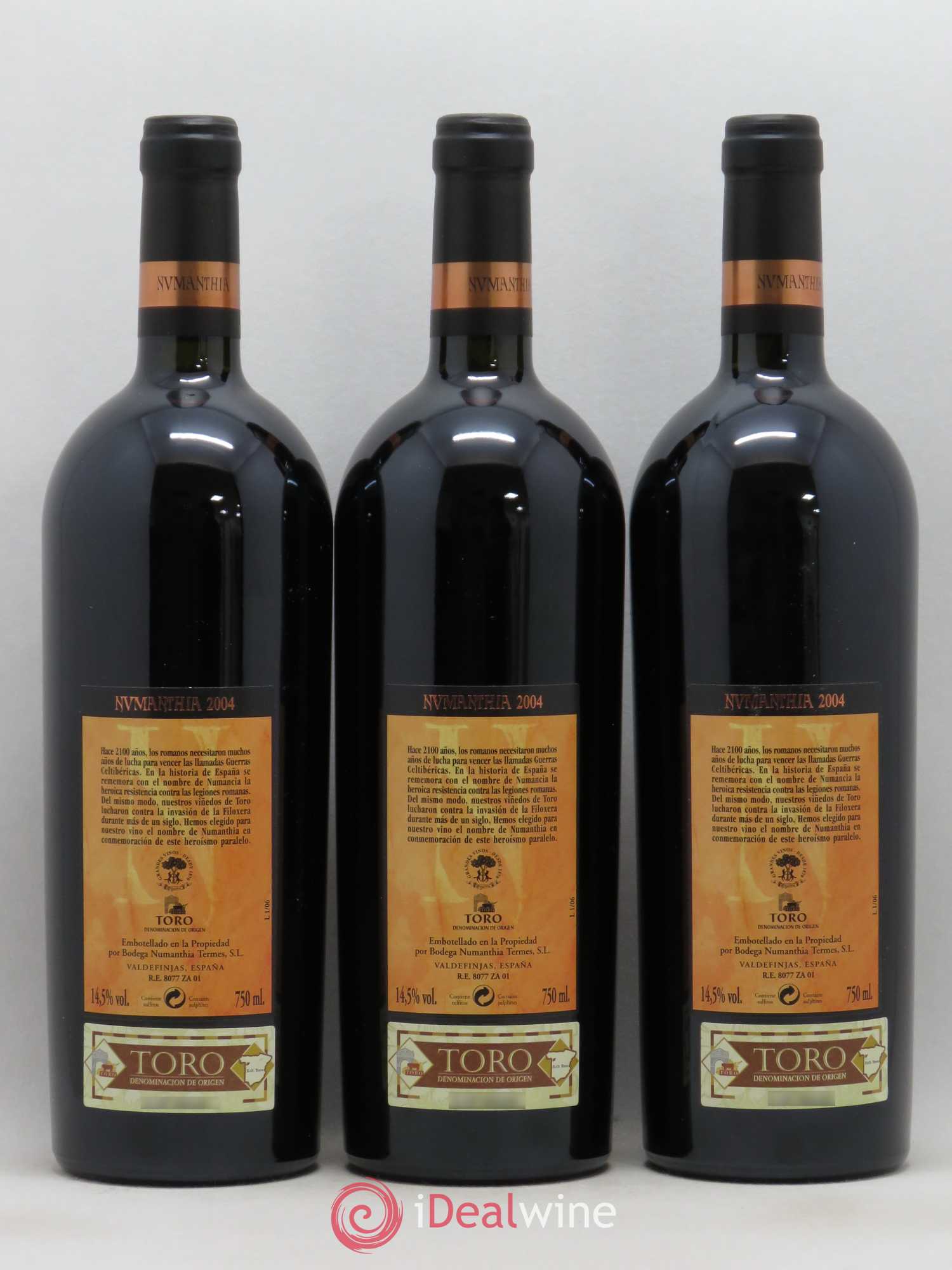 Toro DO Bodega Numanthia Numanthia 2004 - Lot de 3 bouteilles - 1