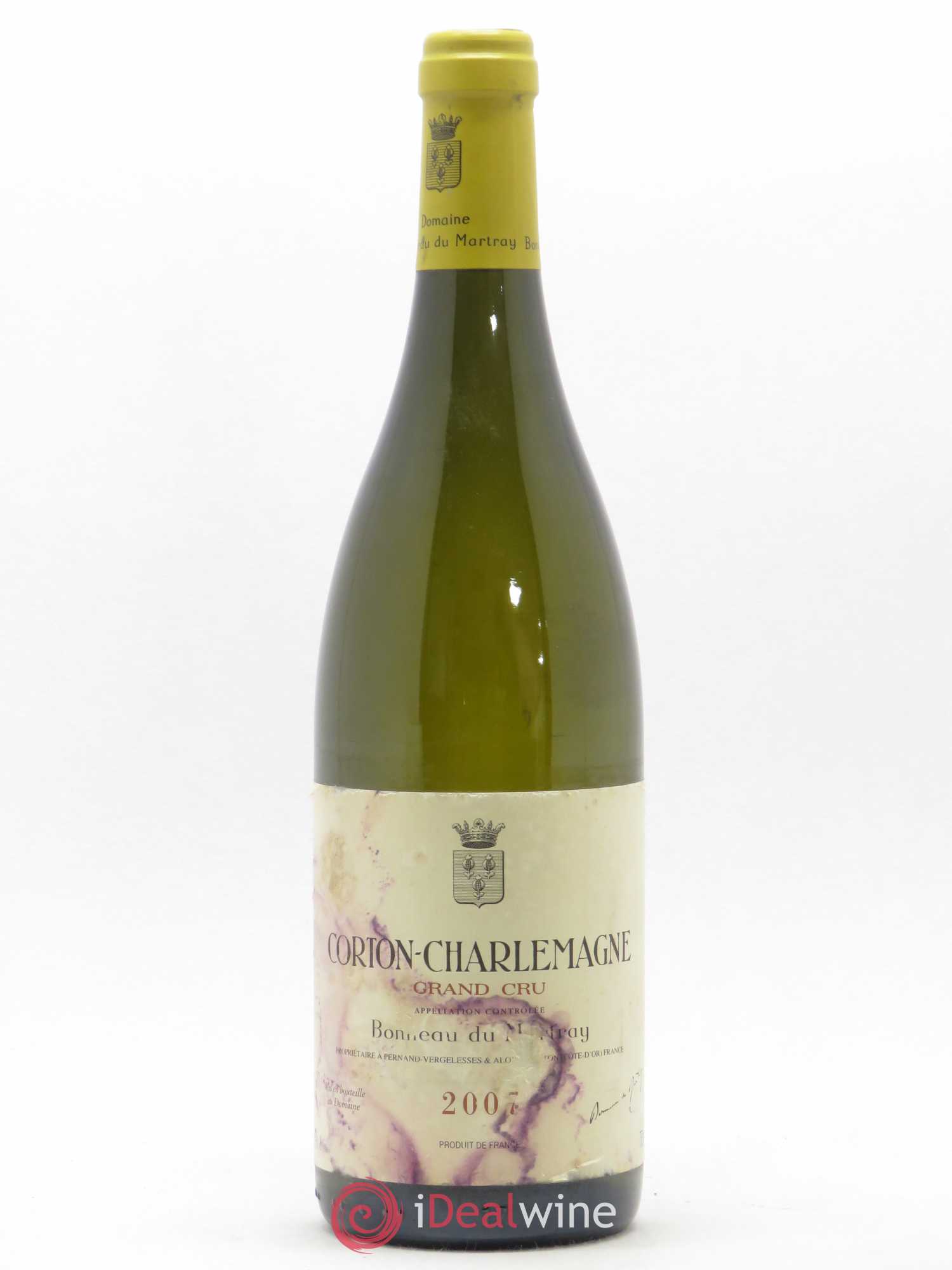 Corton-Charlemagne Grand Cru Bonneau du Martray (Domaine) 2007 - Lot de 1 bouteille - 0