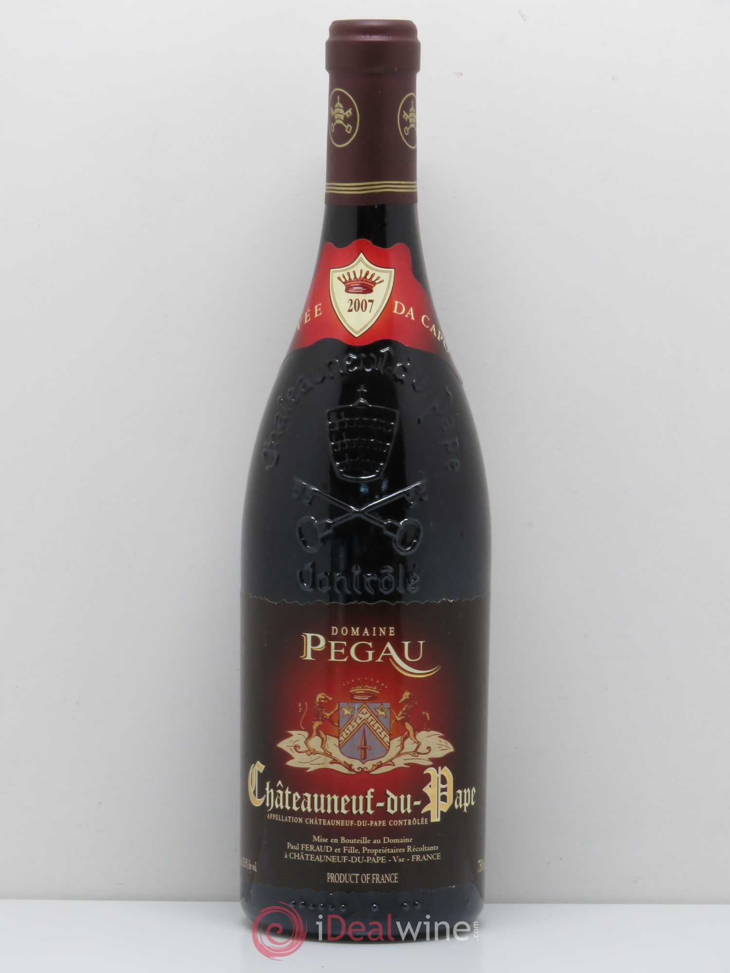 Châteauneuf-du-Pape Domaine du Pégau Cuvée Da Capo Paul et Laurence Féraud 2007 - Lot of 1 bottle - 0