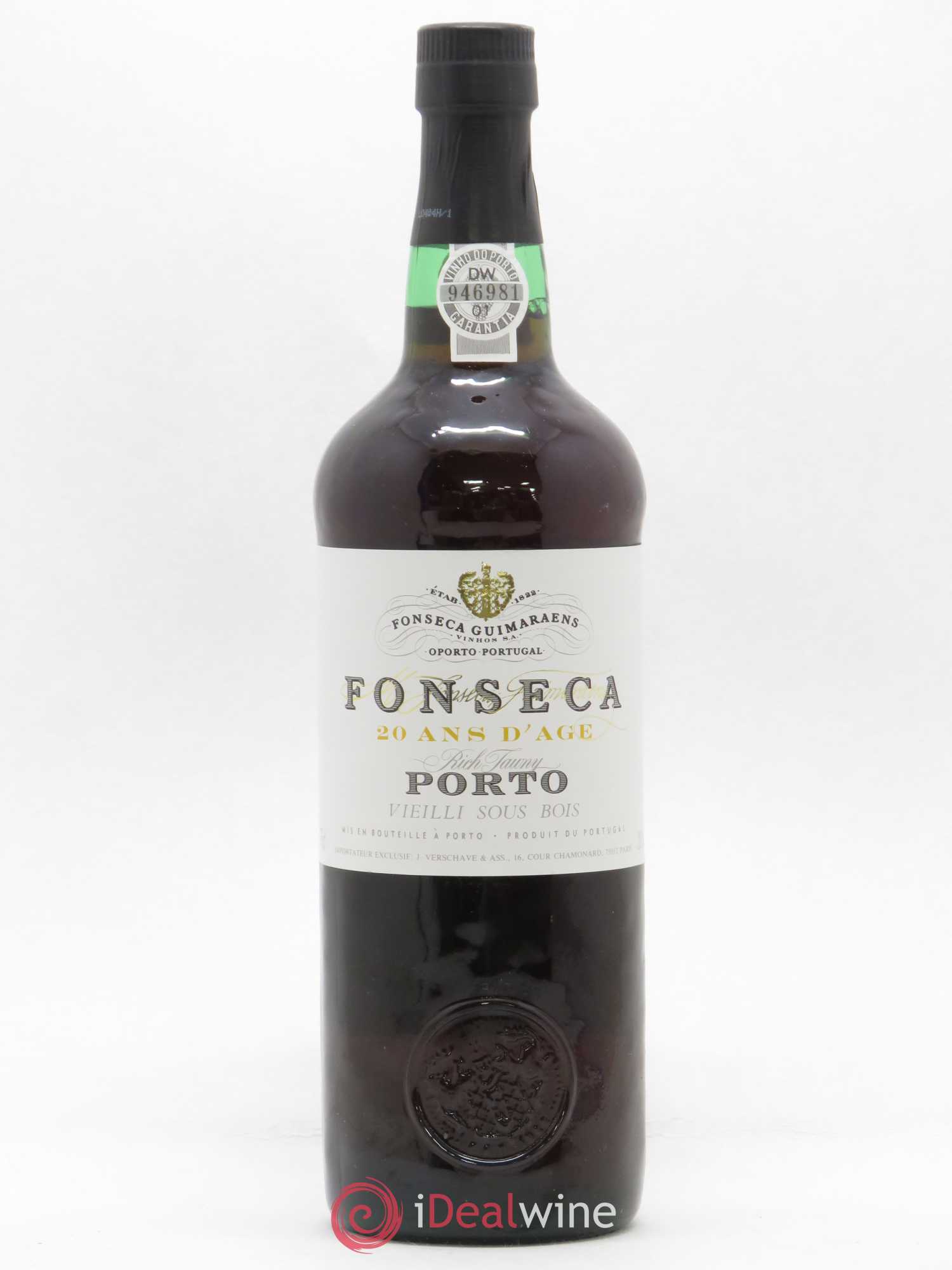 Porto Fonseca Vintage Fonseca Guimaraens 20 ans - Lot de 1 bouteille - 0