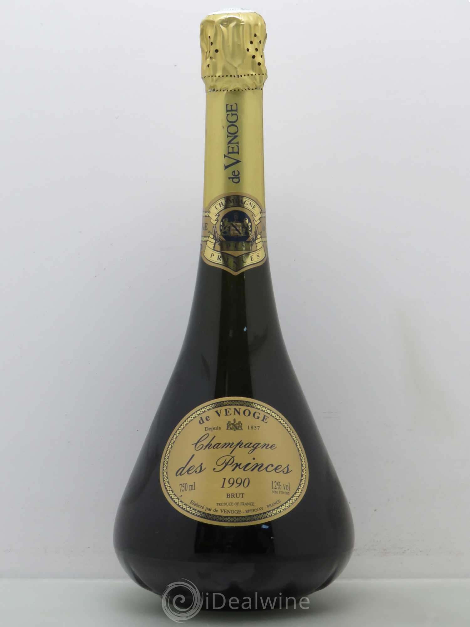 Cuvée des Princes De Venoge 1990 - Lot de 1 bouteille - 0