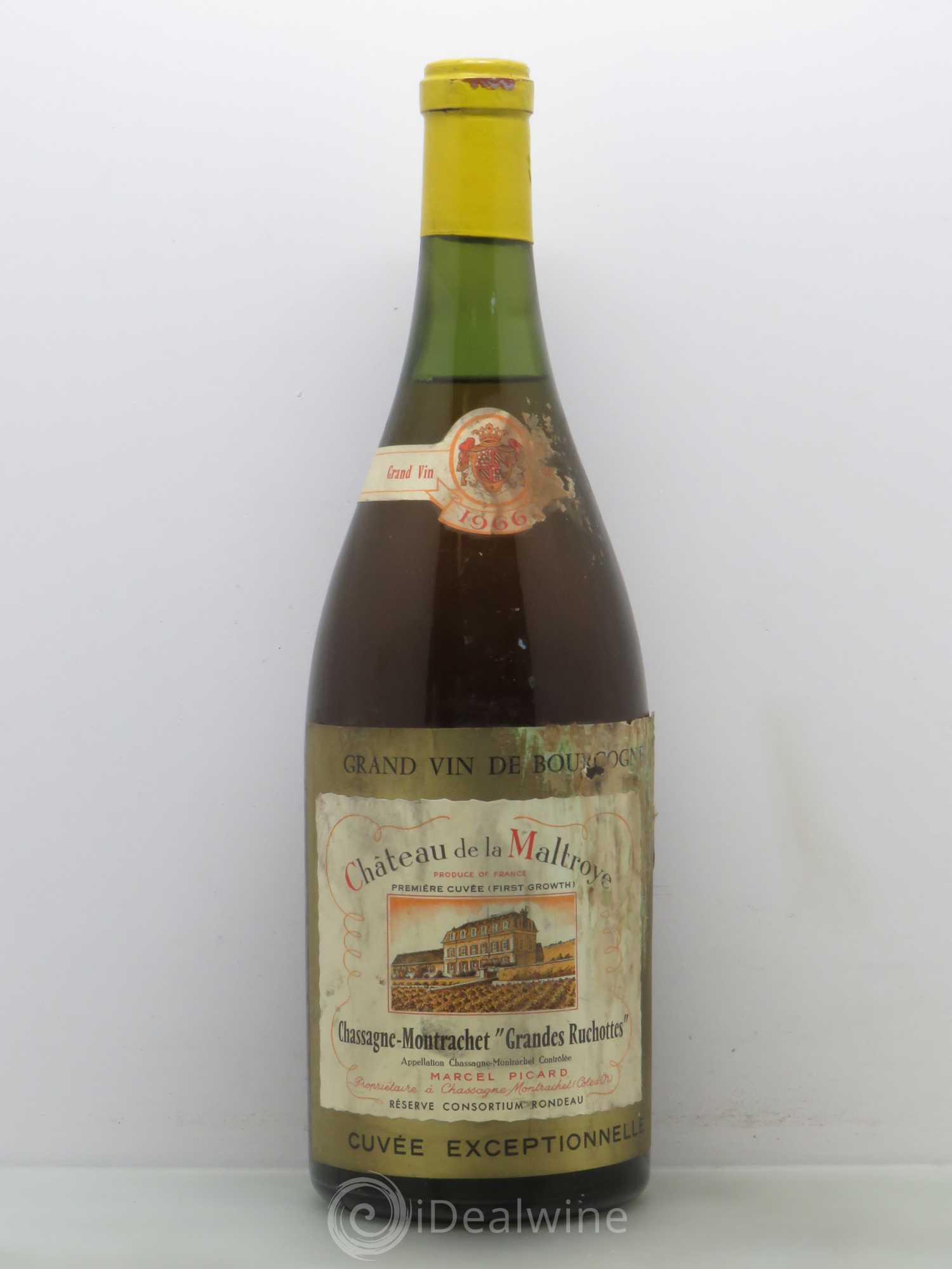 Chassagne-Montrachet 1er Cru Grandes Ruchottes Château de la Maltroye Cuvée exceptionnelle  1966 - Lot of 1 magnum - 0