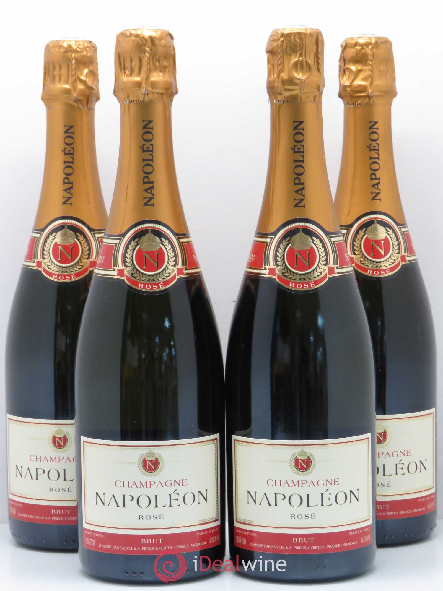 Champagne Napoleon - Lot de 4 bouteilles - 0