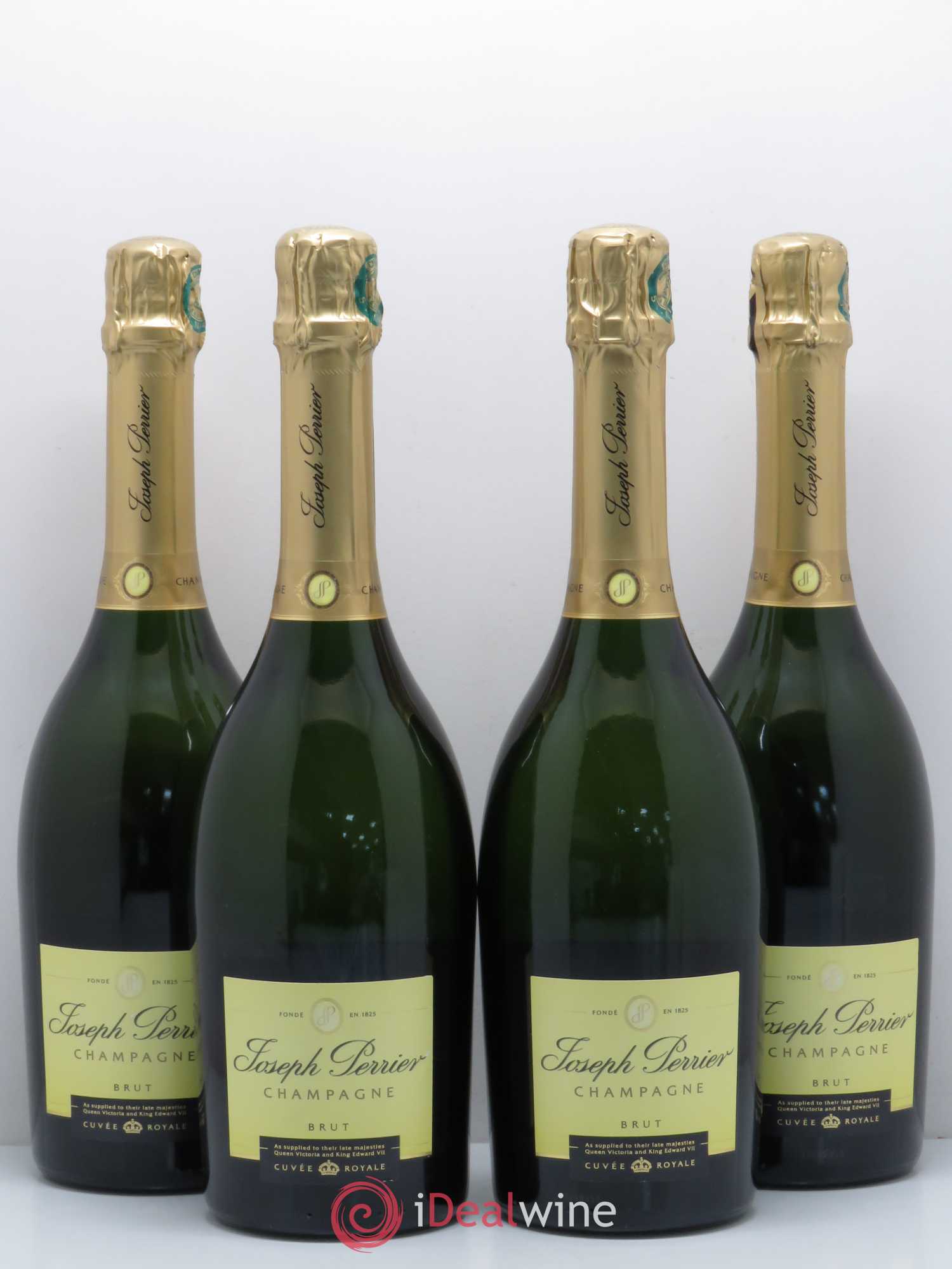 Champagne Joseph Perrier  Cuvée Royale Brut - Lot of 4 bottles - 0