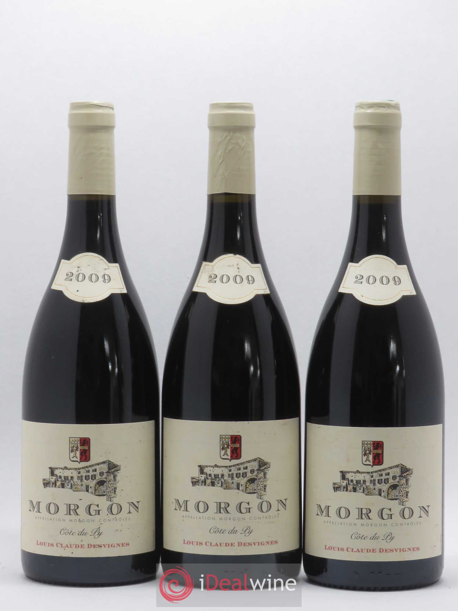 Morgon Côte du Py Louis-Claude Desvignes 2009 - Lot de 3 bouteilles - 0