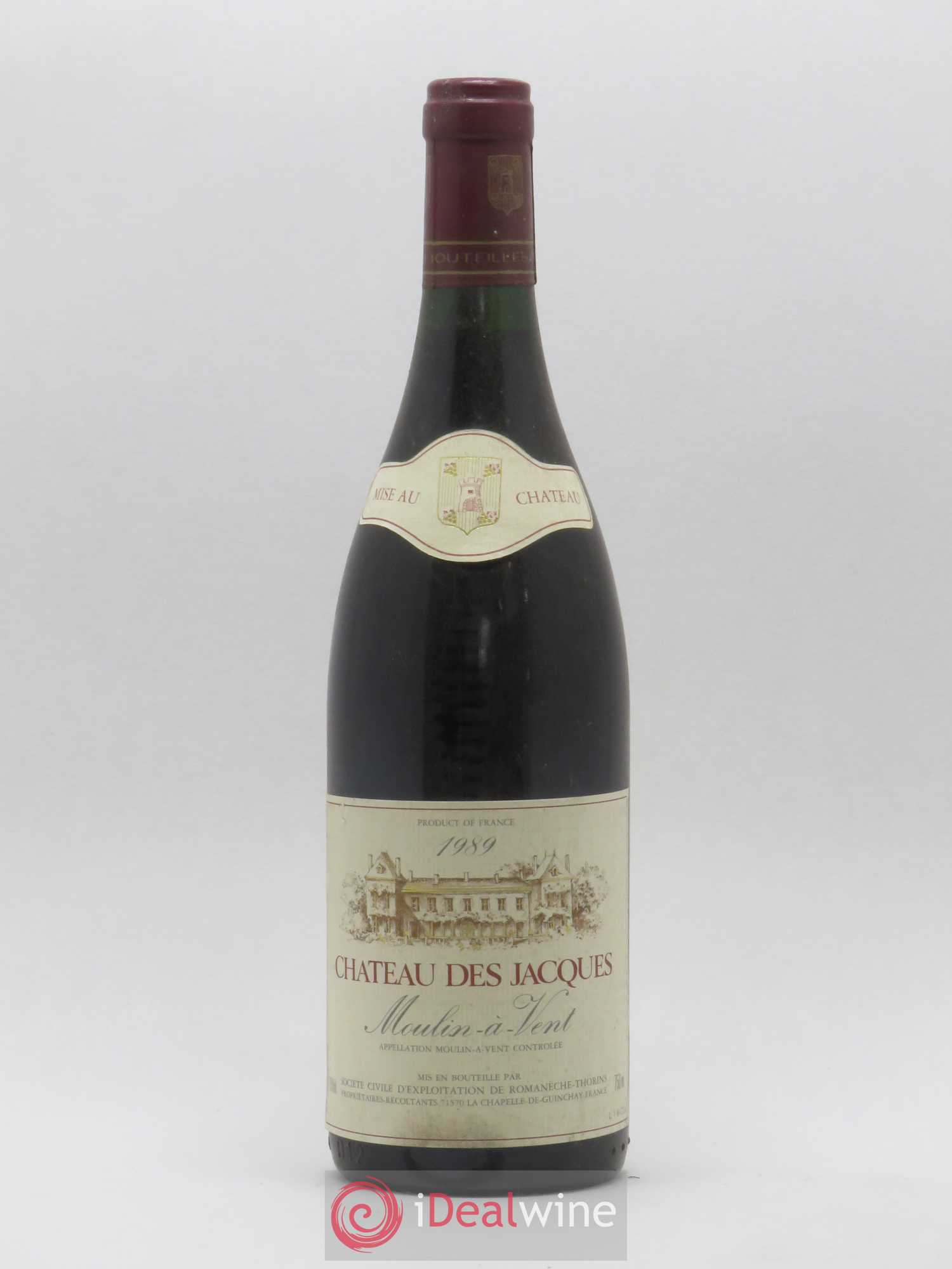 Moulin à Vent Château des Jacques 1989 - Lot of 1 bottle - 0