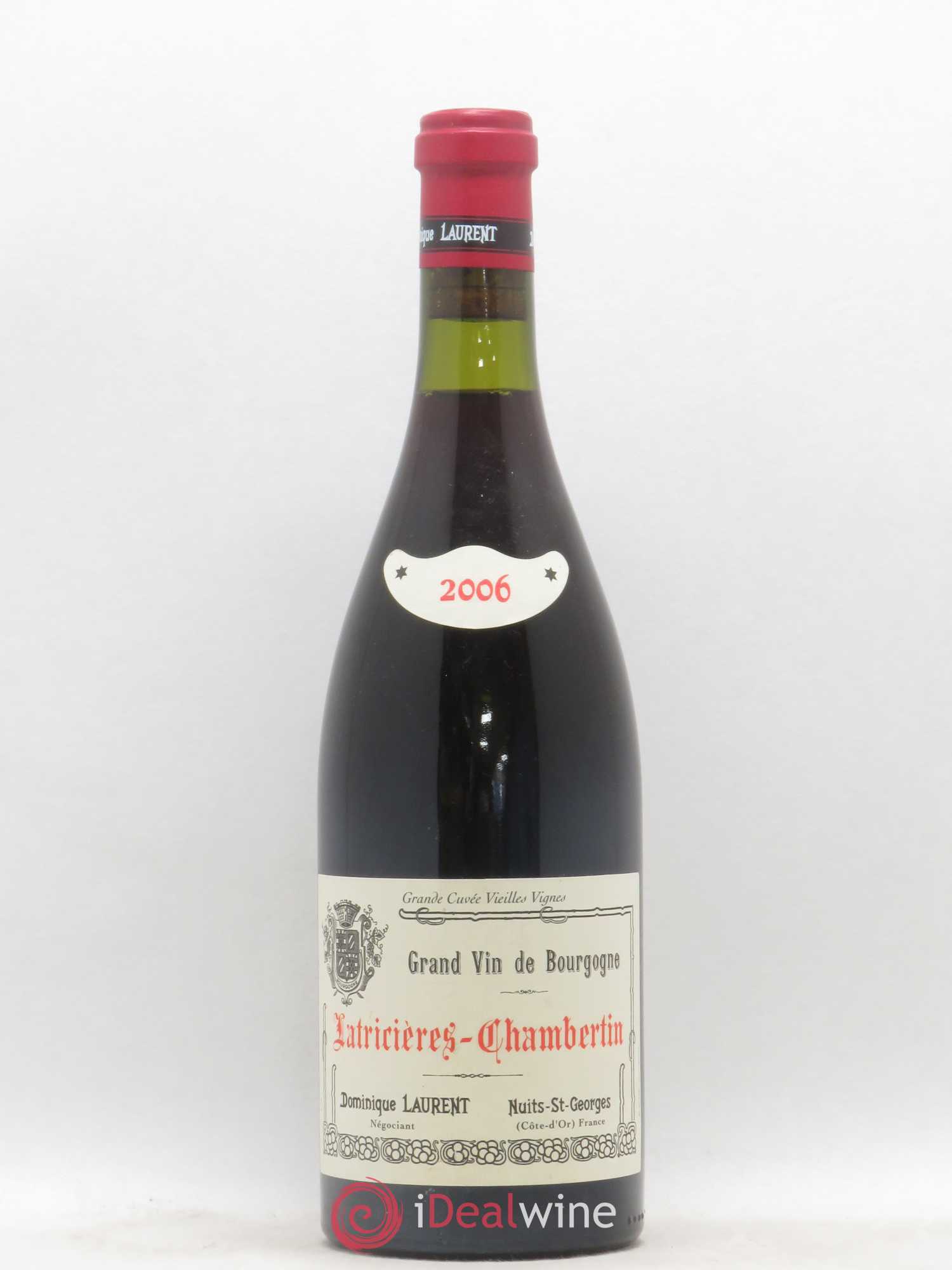 Latricières-Chambertin Grand Cru Grande Cuvée Vieilles Vignes Dominique Laurent 2006 - Lot of 1 bottle - 0