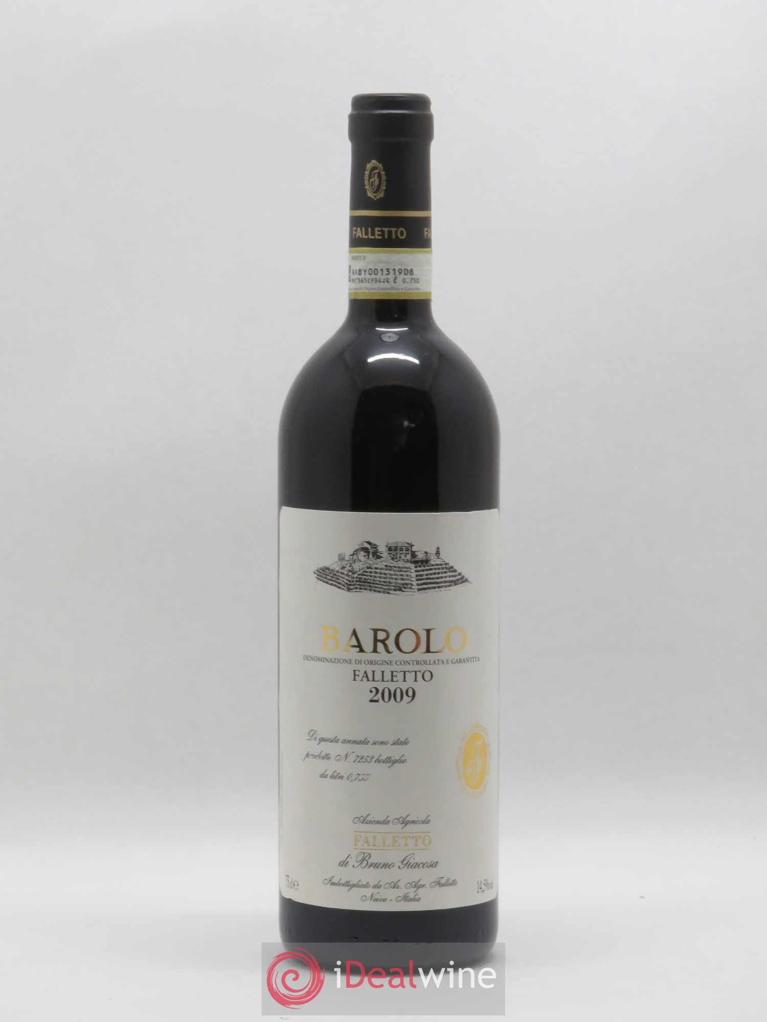 Barolo DOCG Falletto di Serralunga d'Alba Falletto - Bruno Giacosa 2009 - Lot de 1 bouteille - 0