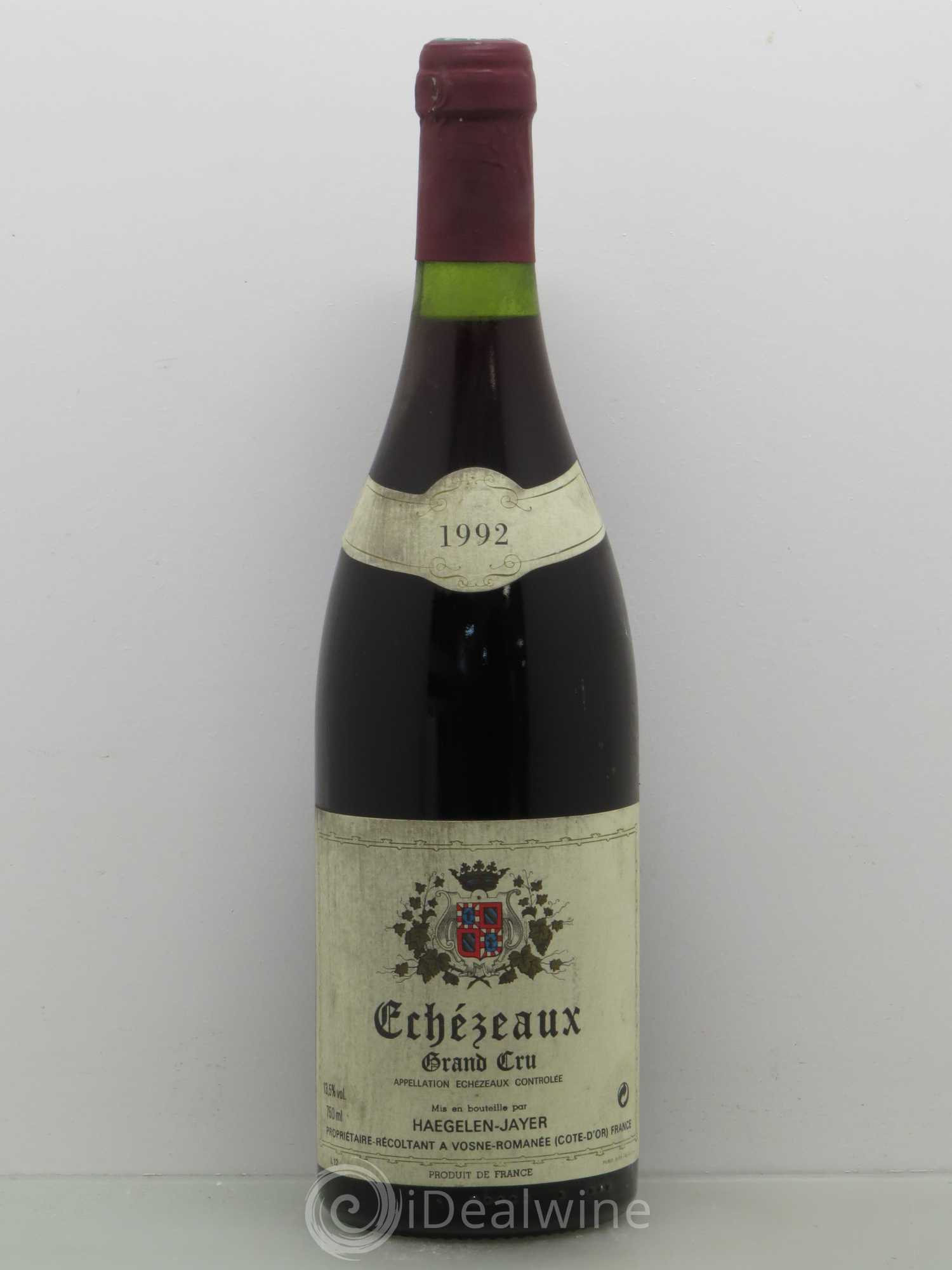 Echezeaux Grand Cru Haegelen Jayer 1992 - Lot of 1 bottle - 0