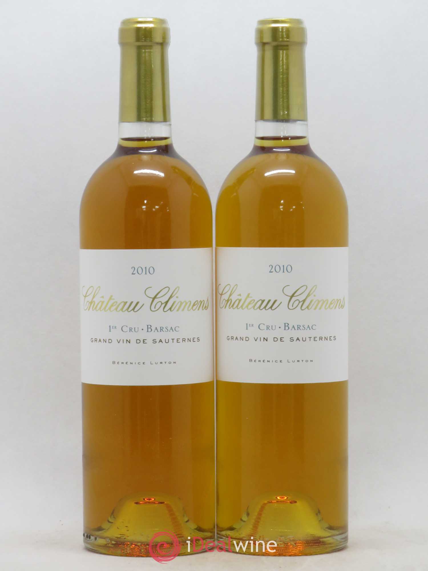 Château Climens 1er Grand Cru Classé  (sans prix de réserve) 2010 - Lot de 2 bouteilles - 0