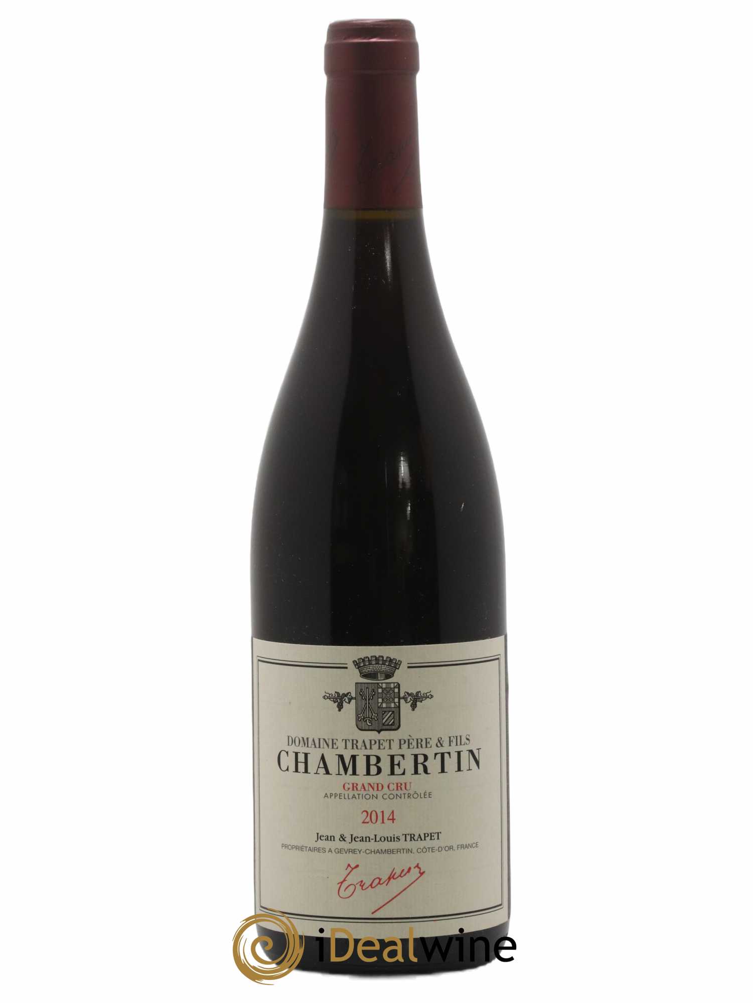 Chambertin Grand Cru Domaine Trapet 2014 - Lot de 1 bouteille - 0