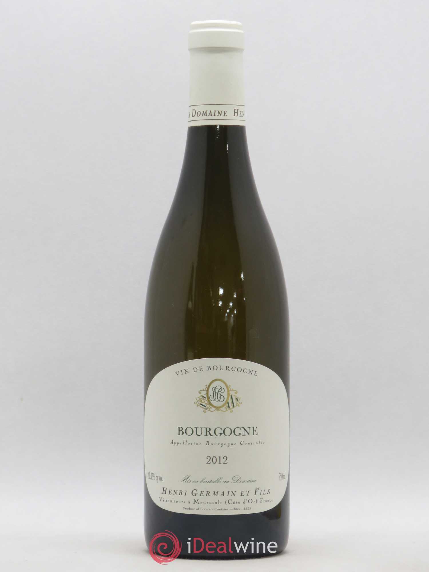 Bourgogne Henri Germain 2012 - Lot de 1 bouteille - 0