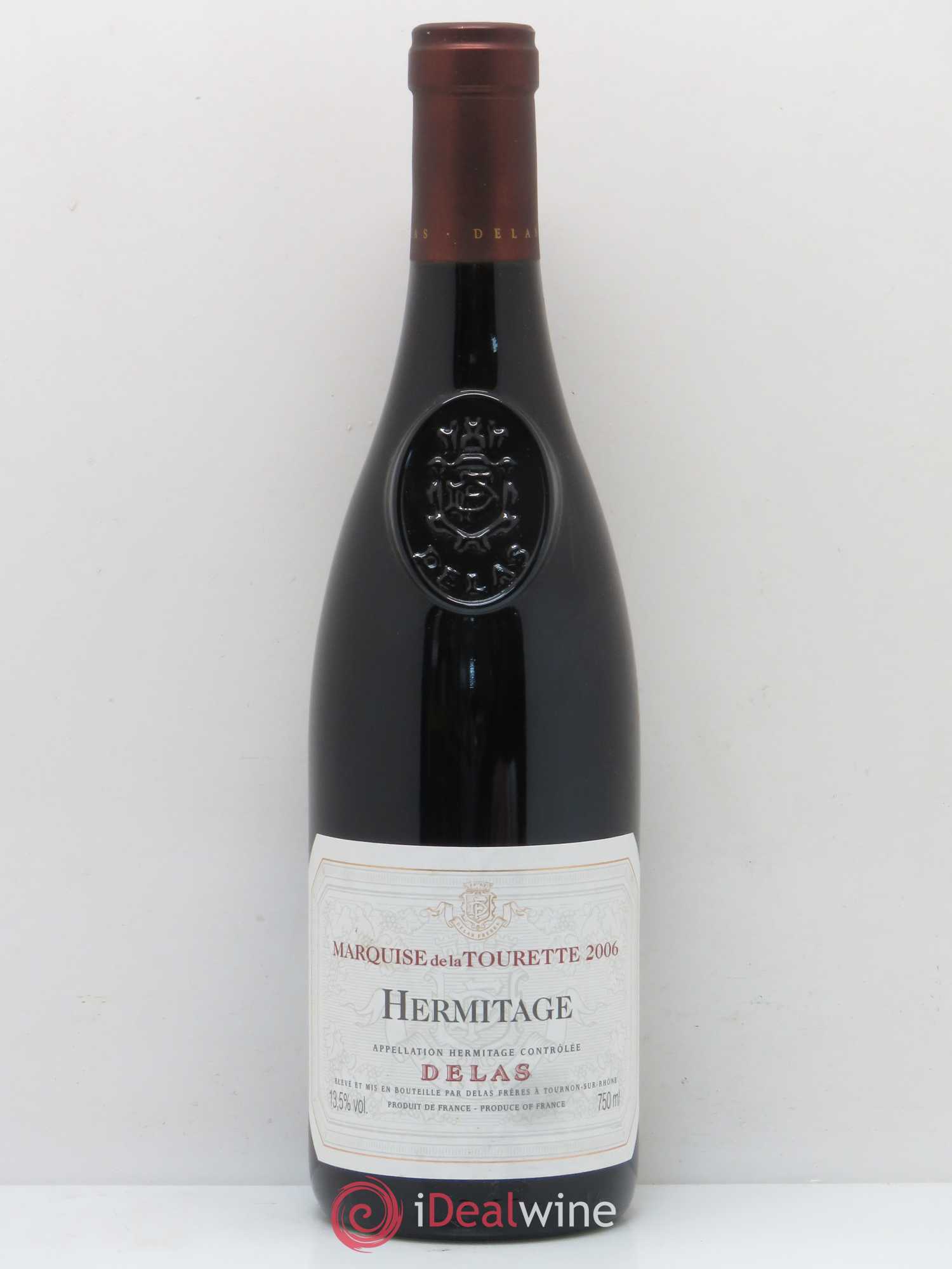 Hermitage Marquise de la Tourette Delas Frères 2006 - Lot de 1 bouteille - 0