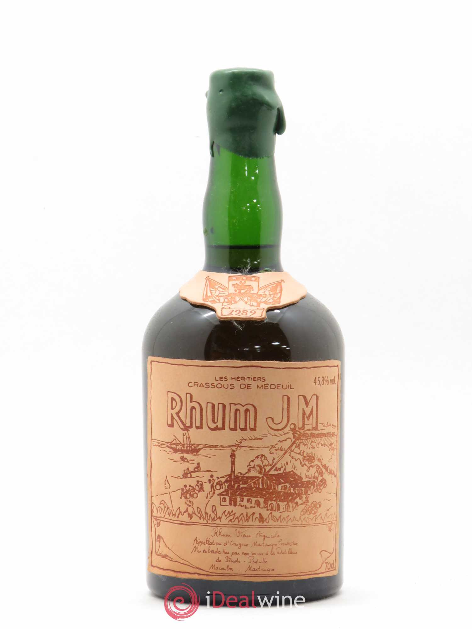 Rhum JM 1989 - Lot de 1 bouteille - 0