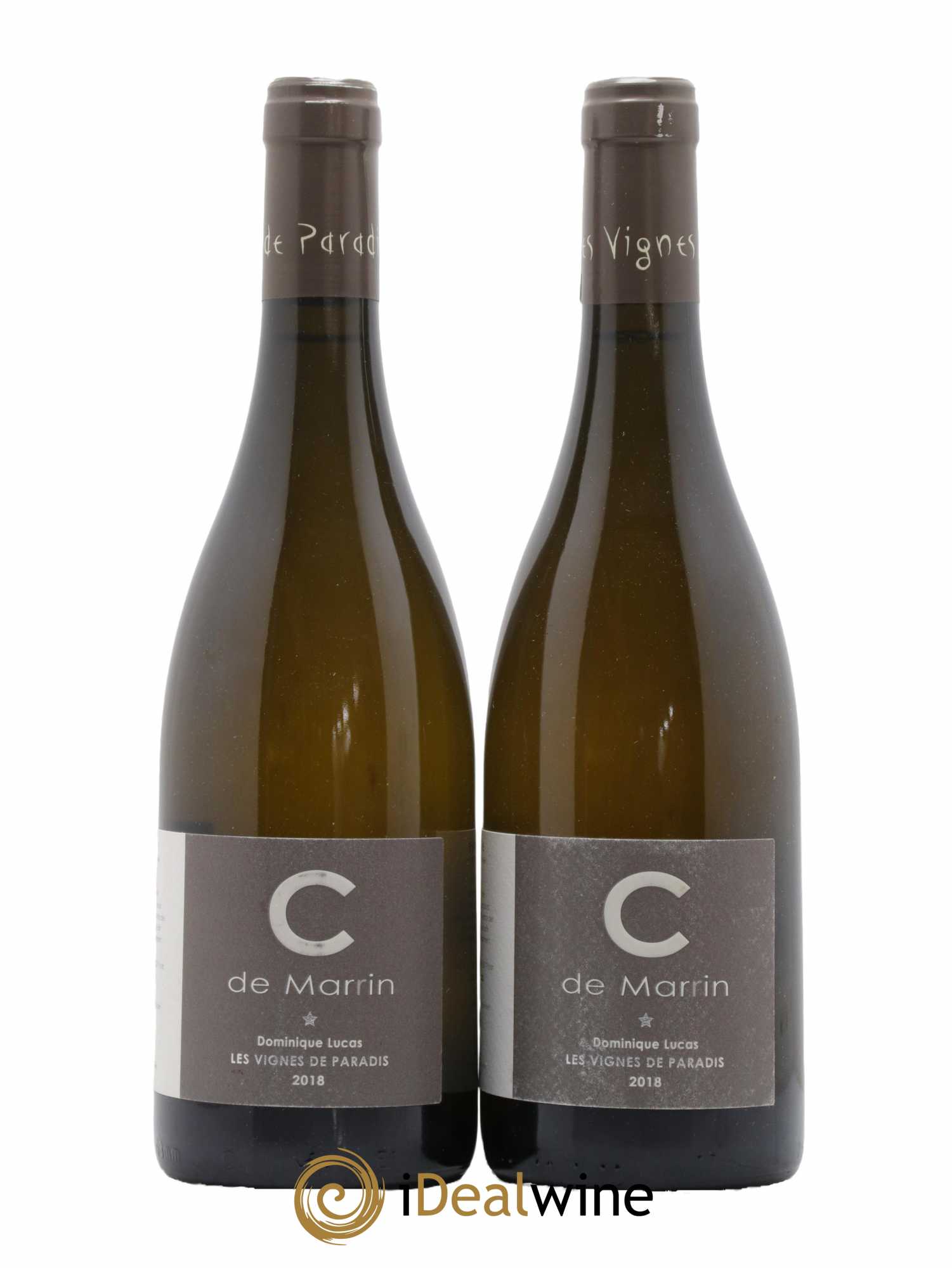 IGP Vin des Allobroges Chasselas de Marin Dominique Lucas Vignes du Paradis 2018 - Posten von 2 Flaschen - 0