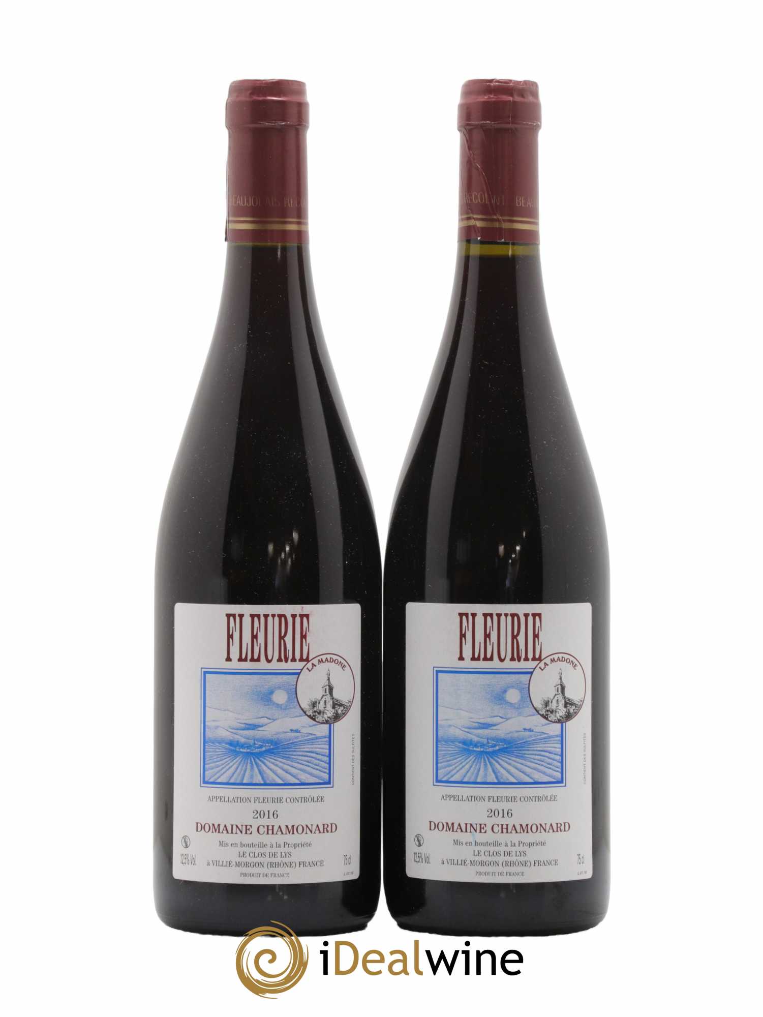 Fleurie La Madone Domaine Chamonard 2016 - Lotto di 2 bottiglie - 0