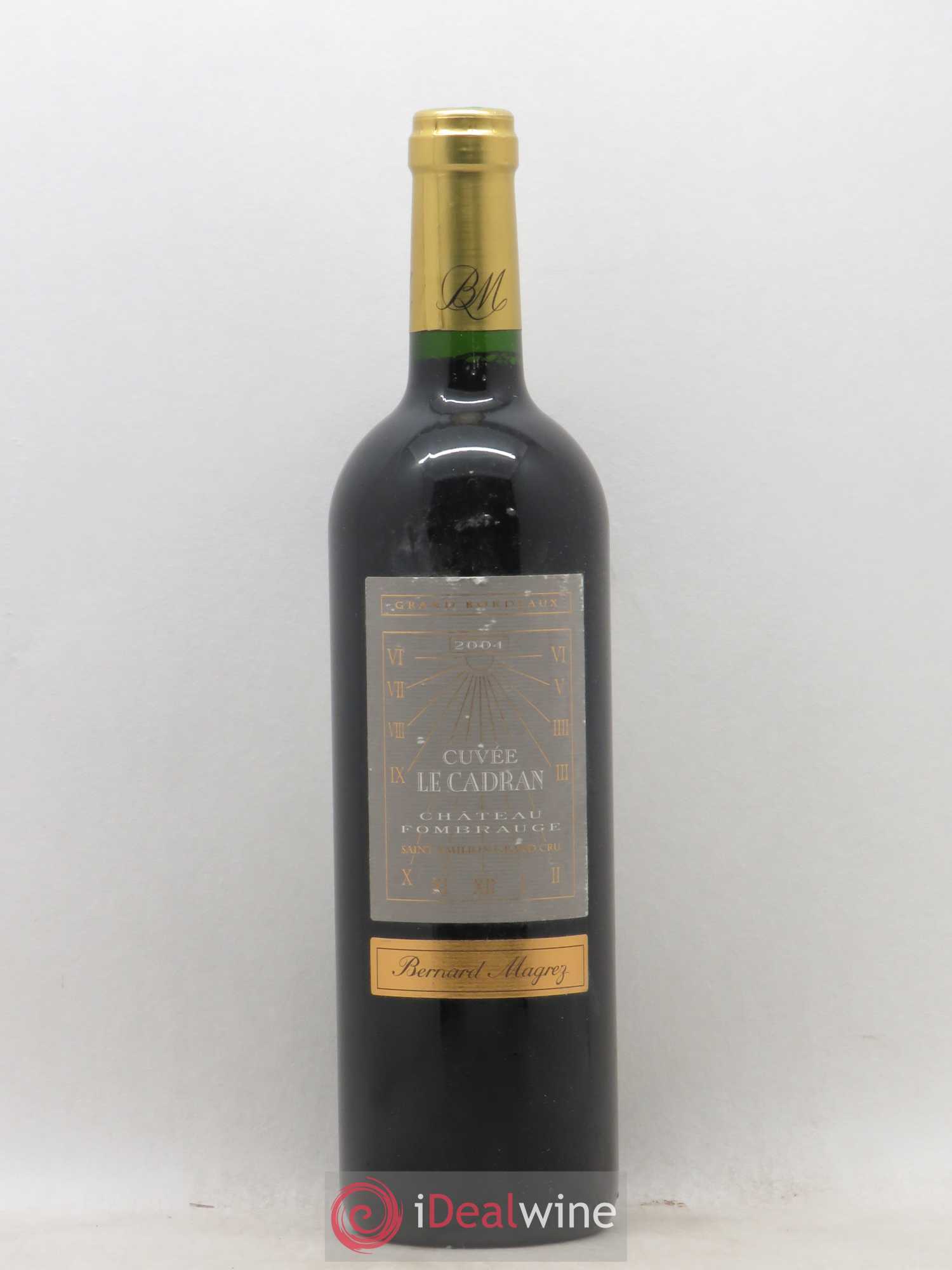 Saint-Émilion Grand Cru Cuvée le Cadran Château Fombrauge 2004 - Lot de 1 bouteille - 0