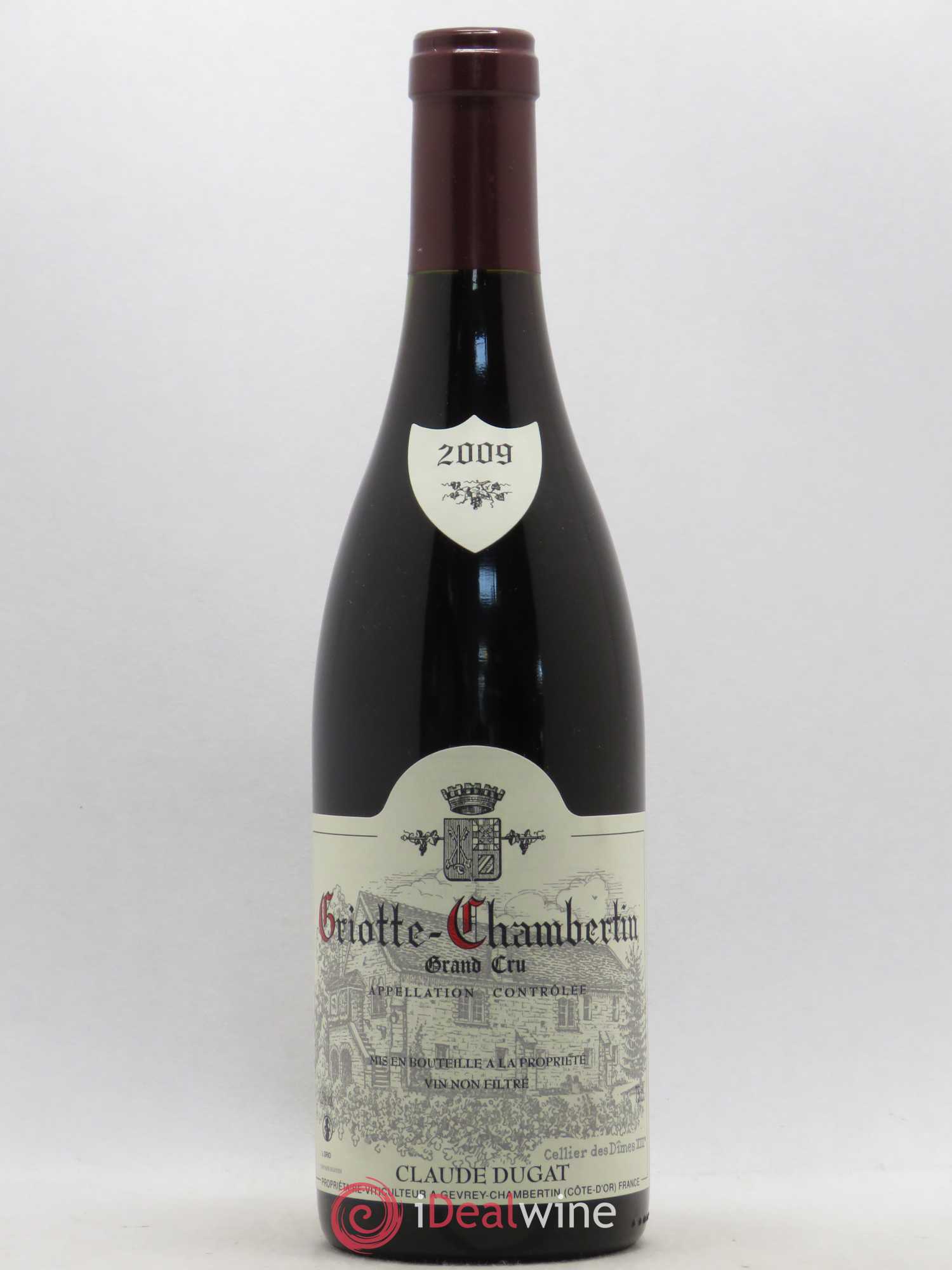 Griotte-Chambertin Grand Cru Claude Dugat 2009 - Lot de 1 bouteille - 0