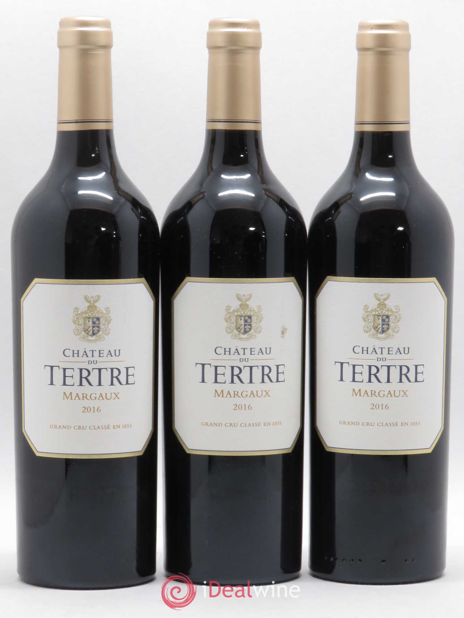 Château du Tertre 5ème Grand Cru Classé 2016 - Lot de 3 bouteilles - 0