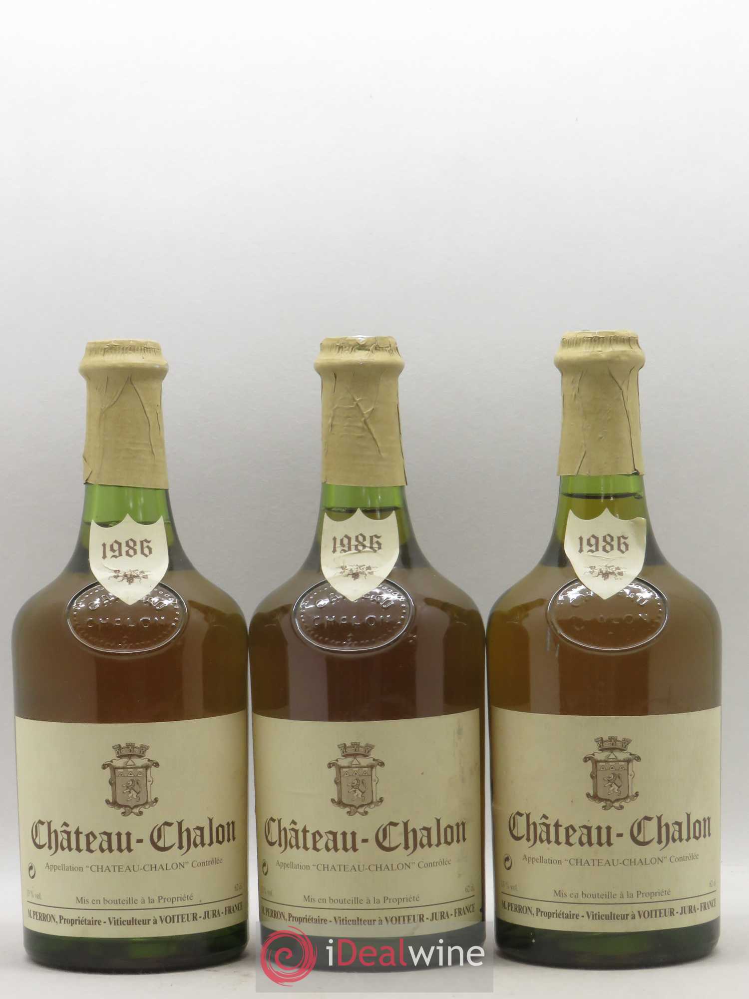 Château-Chalon M. Perron  (senza prezzo di riserva) 1986 - Lotto di 3 bottiglie - 0