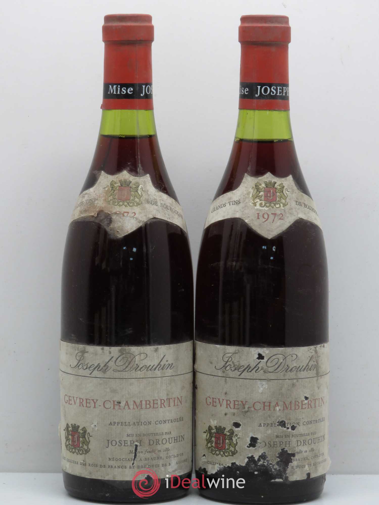 Gevrey-Chambertin Joseph Drouhin 1972 - Lot de 5 bouteilles - 2