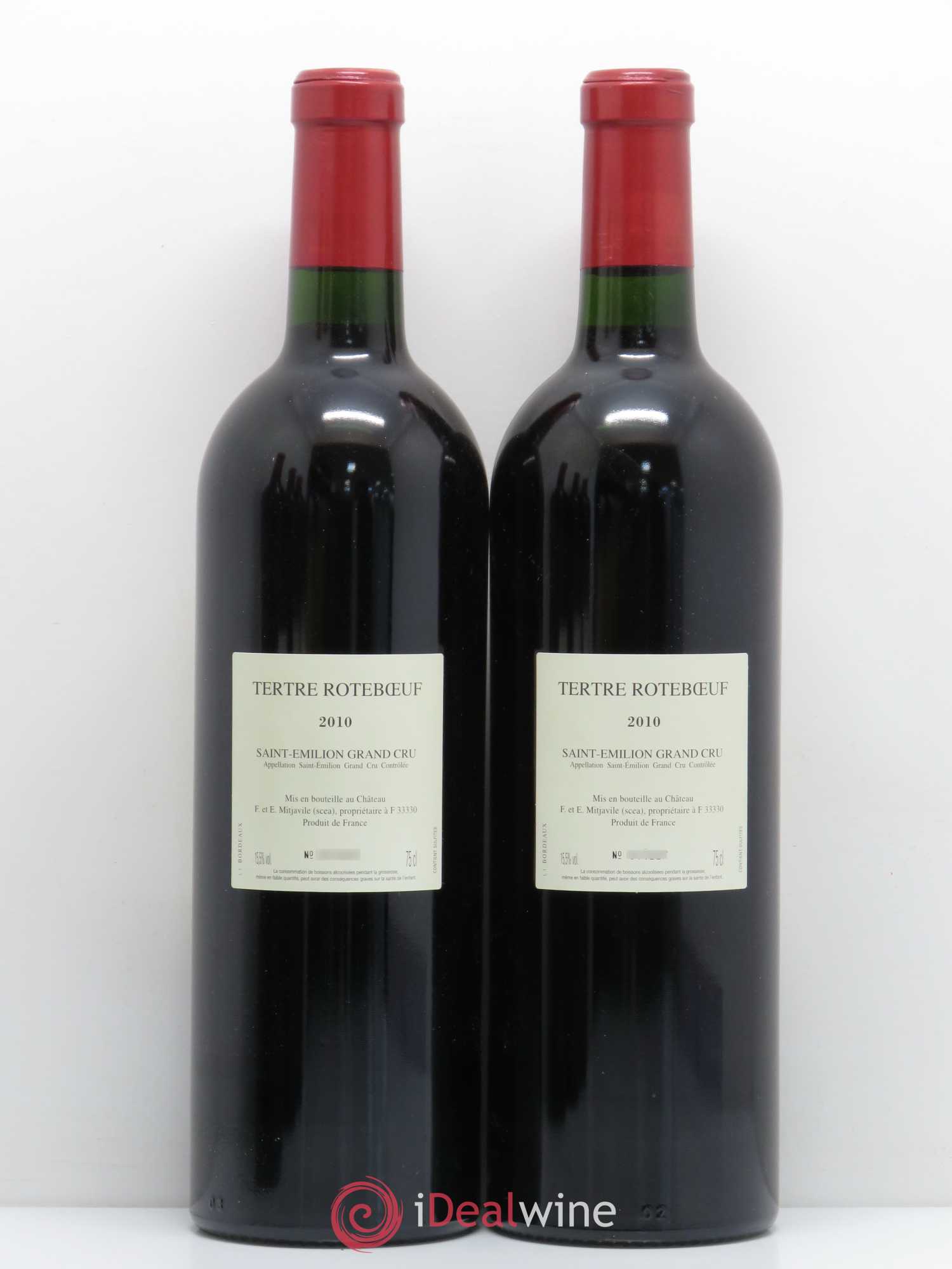 Château Tertre Roteboeuf 2010 - Lot de 5 bouteilles - 4