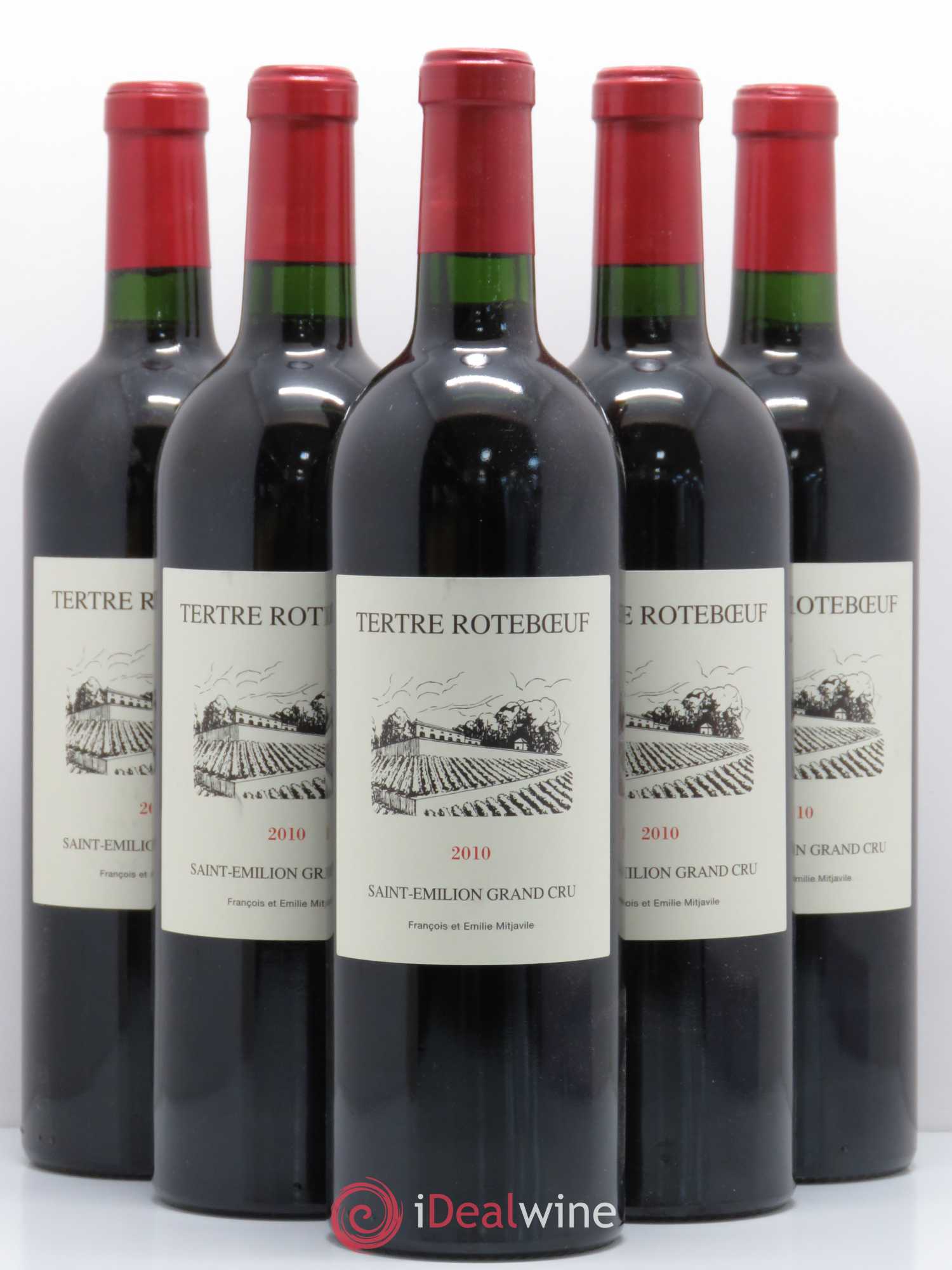 Château Tertre Roteboeuf 2010 - Lot de 5 bouteilles - 0