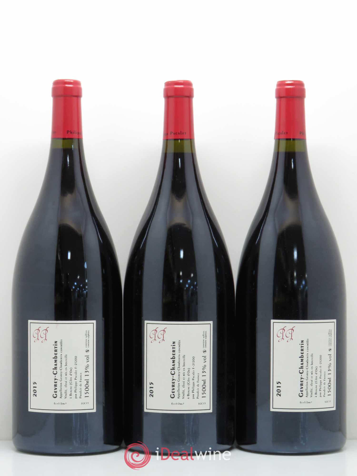 Gevrey-Chambertin Philippe Pacalet 2015 - Lot de 3 magnums - 1