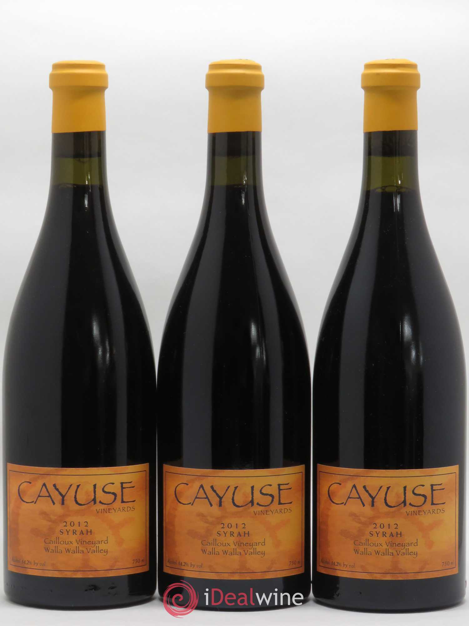 USA Walla Walla Valley Syrah Cayuse Vineyard 2012 - Lot de 3 bouteilles - 0