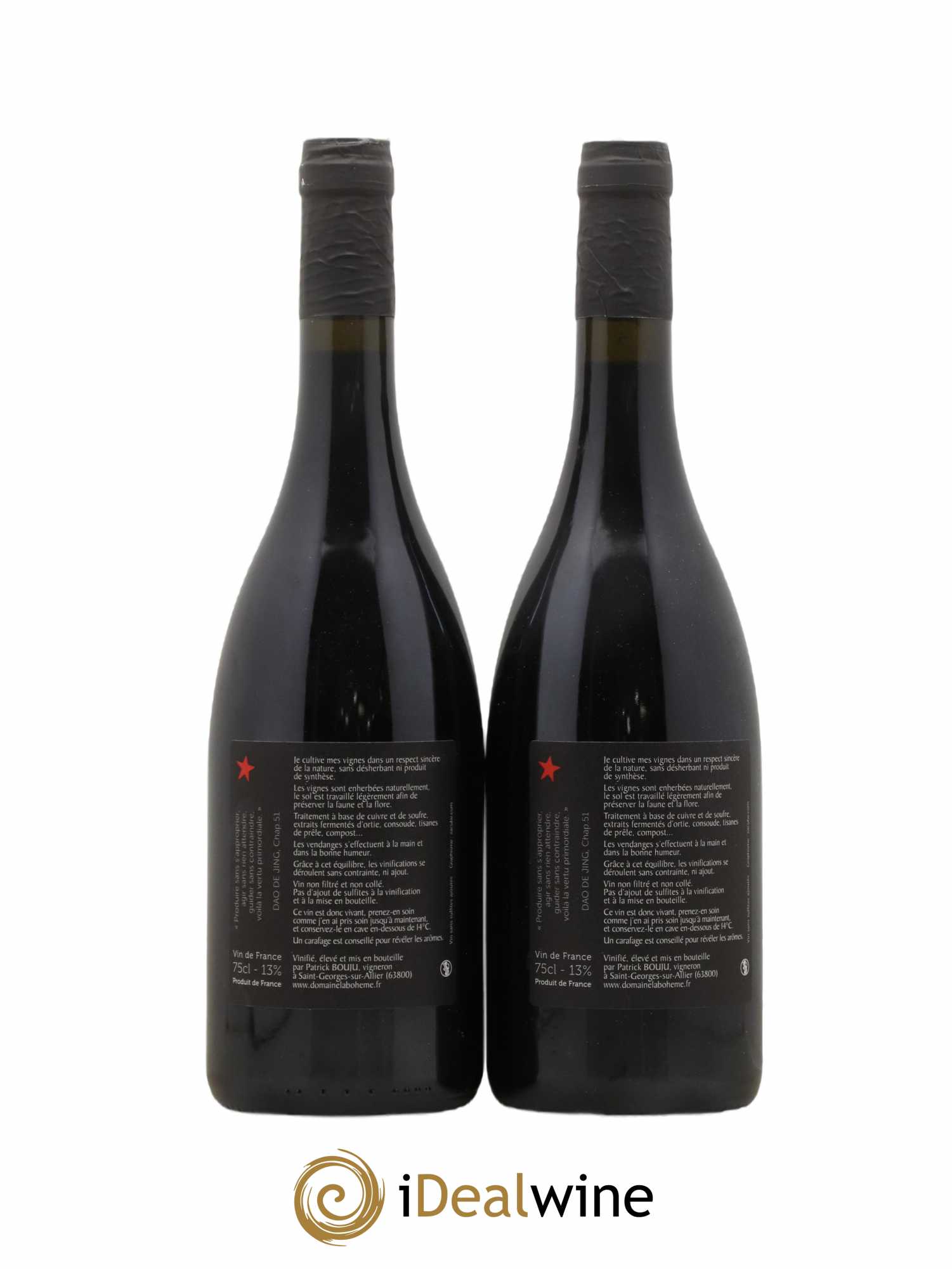 Vin de France La Bohème Patrick Bouju - La Bohème - Lot of 2 bottles - 1