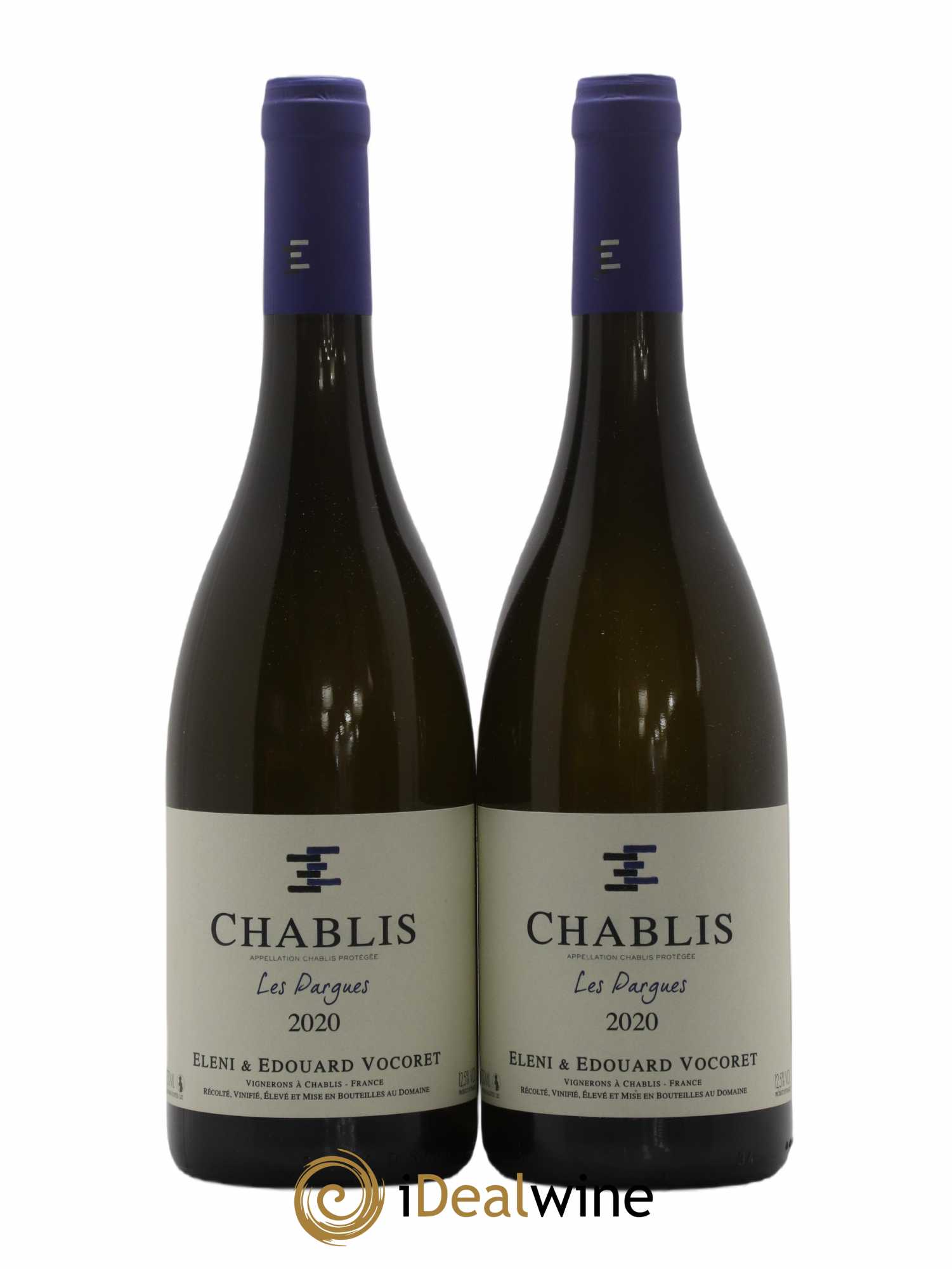 Chablis Pargues Vocoret 2020 - Lot de 2 bouteilles - 0