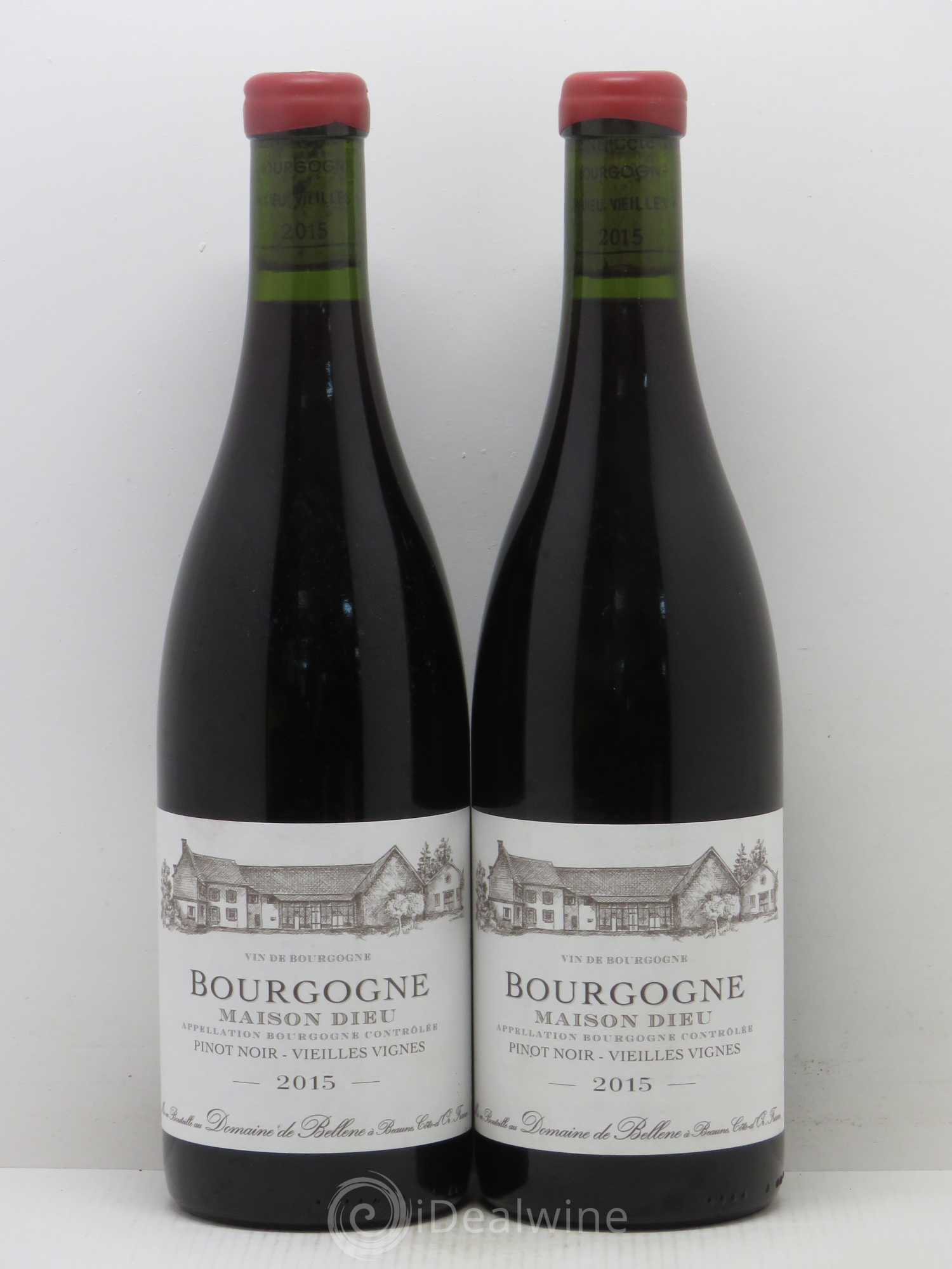 Bourgogne Maison Dieu Vieilles Vignes Domaine de Bellene (sans prix de réserve) 2015 - Lot de 2 bouteilles - 0