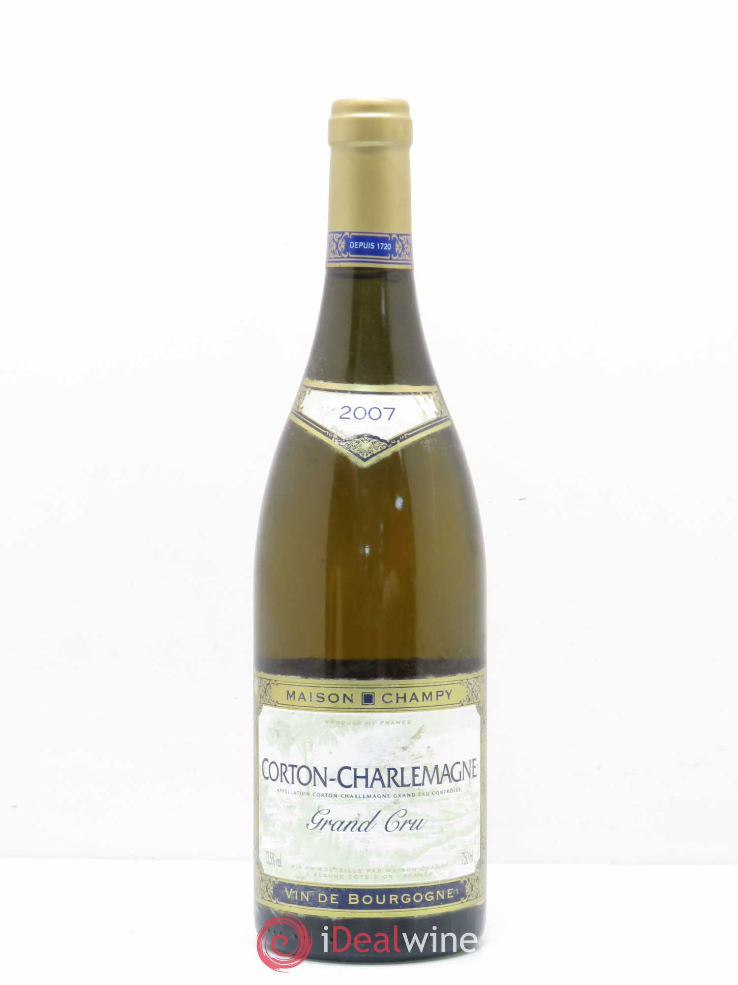 Corton-Charlemagne Grand Cru Maison Champy 2007 - Lot de 1 bouteille - 0