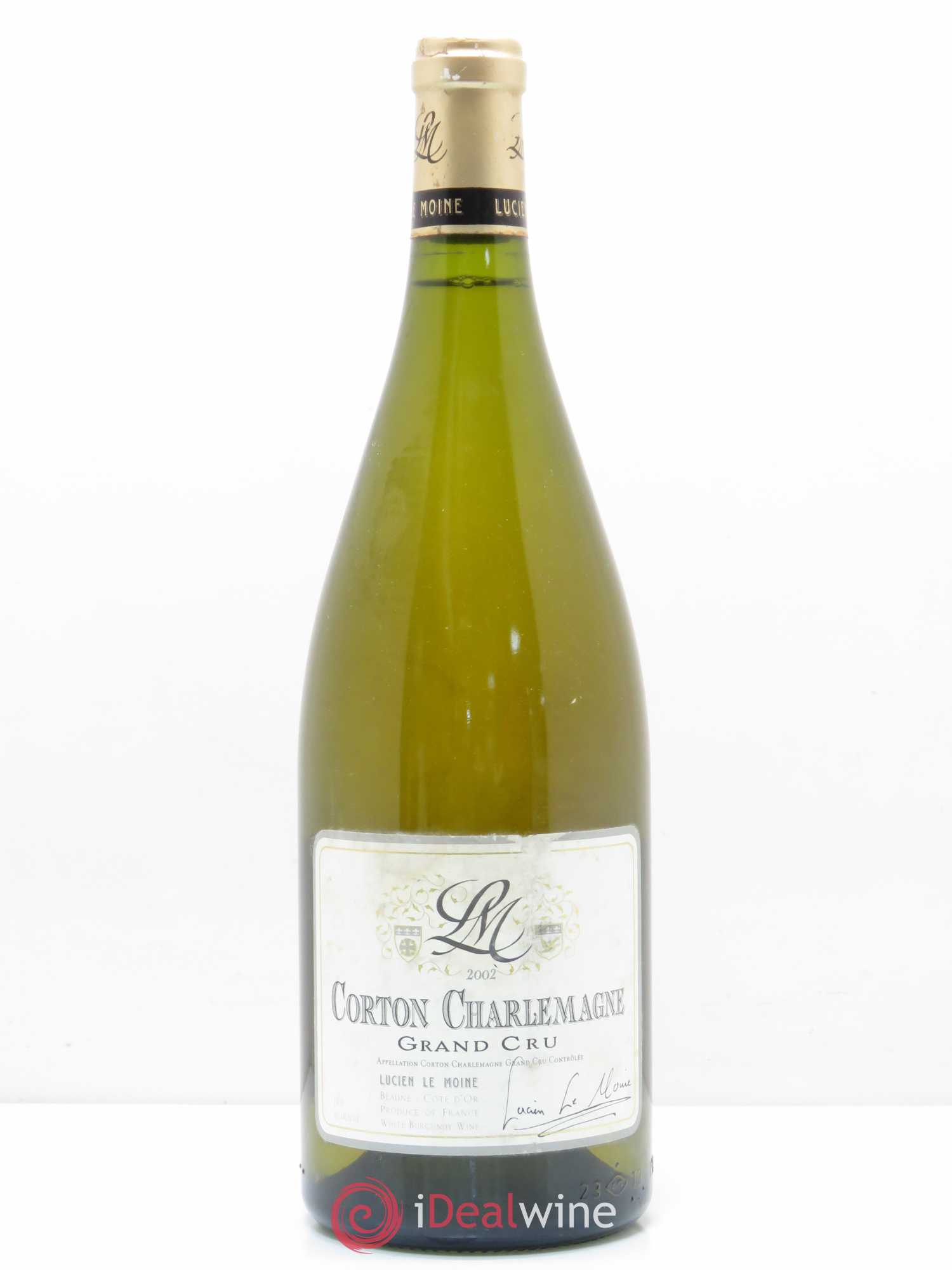 Corton-Charlemagne Grand Cru Maison Lucien Le Moine 2002 - Lot de 1 magnum - 0