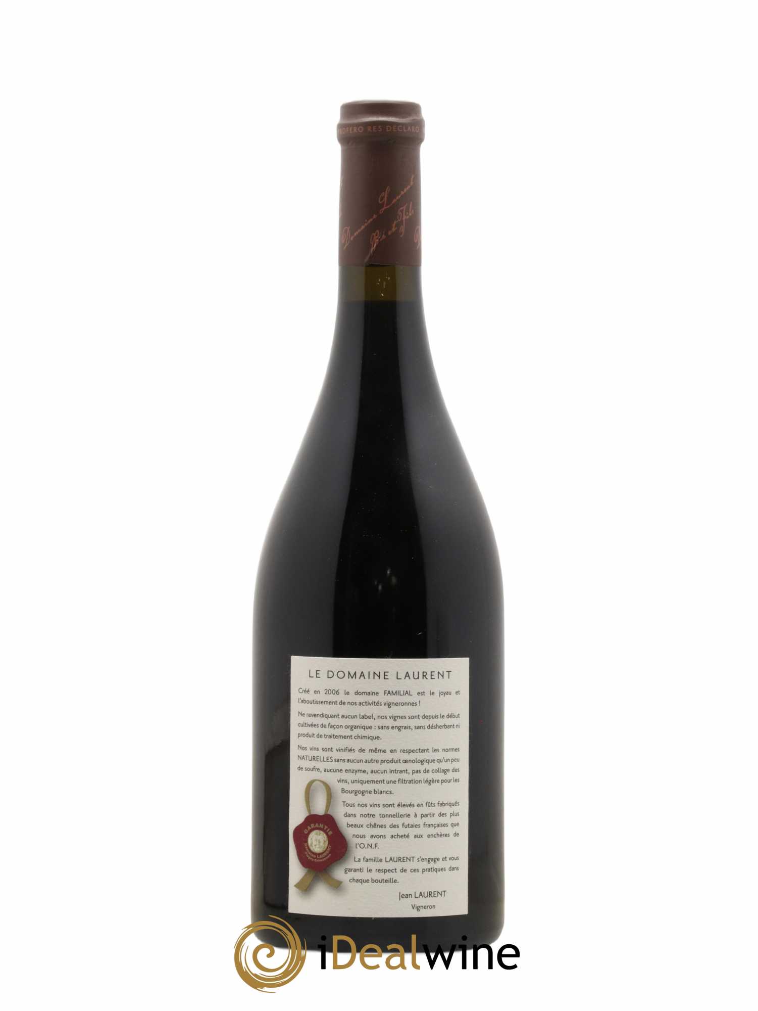 Clos de Vougeot Grand Cru Sui Generis La Plante l'Abbée Laurent Père et Fils (Domaine) Sui Generis (no reserve) 2018 - Lot of 1 bottle - 1