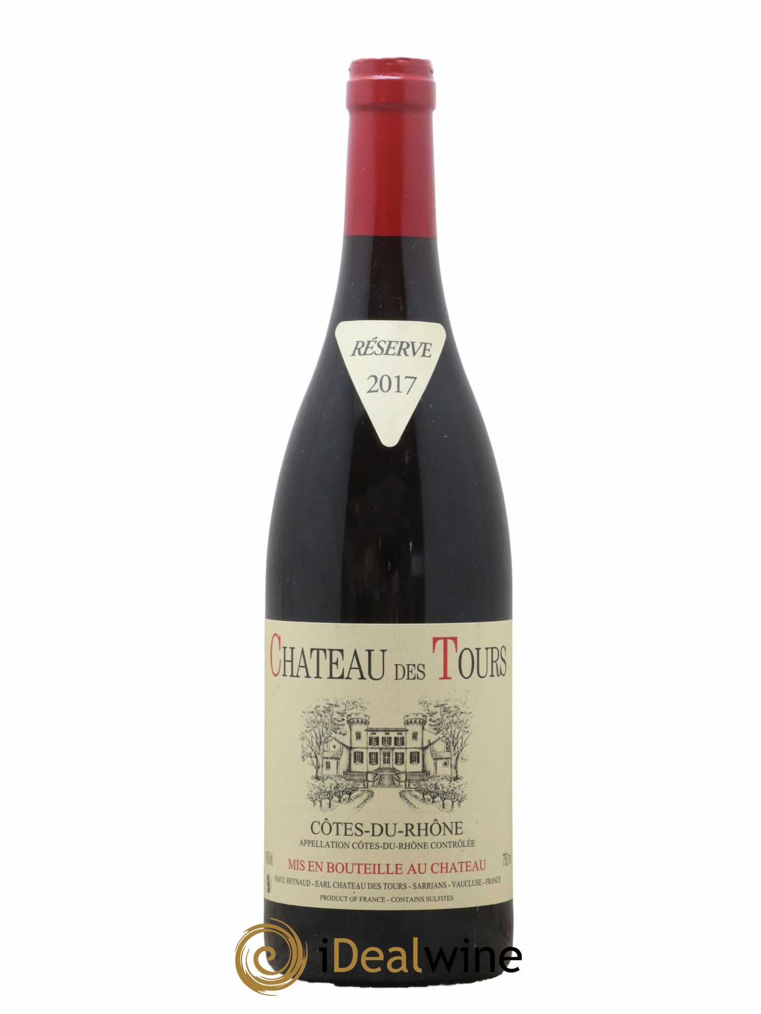 Côtes du Rhône Château des Tours Emmanuel Reynaud 2017 - Lot de 1 bouteille - 0