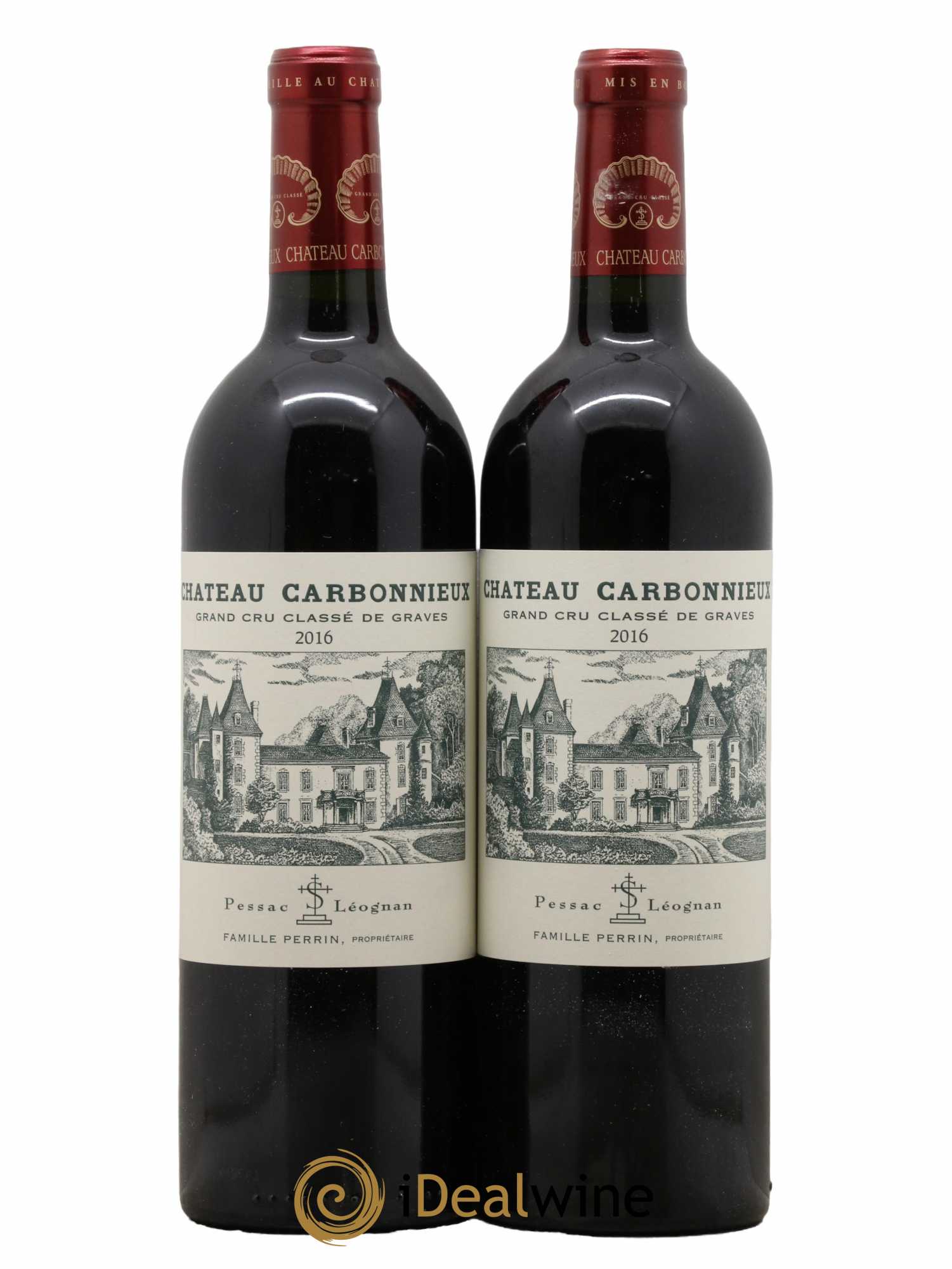 Château Carbonnieux Cru Classé de Graves 2016 - Lot de 2 bouteilles - 0